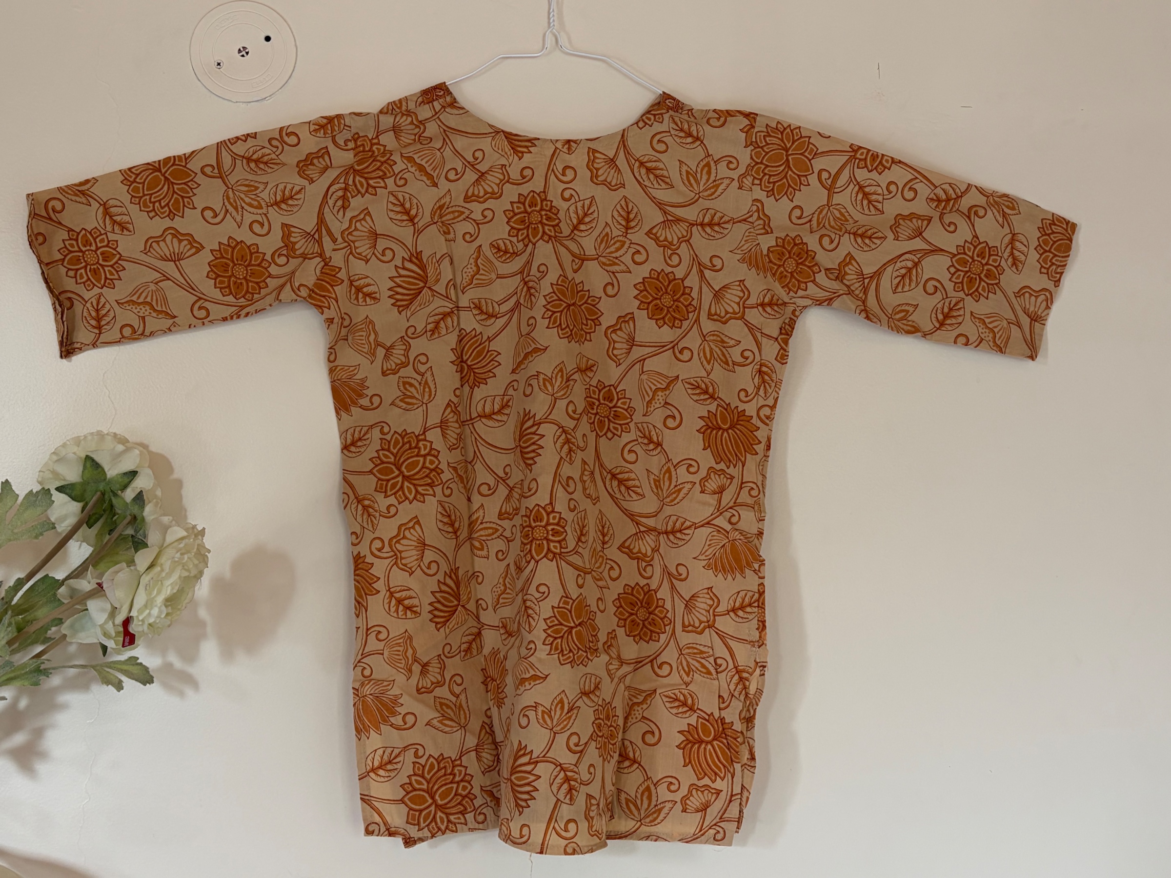 Orange kurta Jaipur style — pre-loved Ethnic Wear on Slayyitt