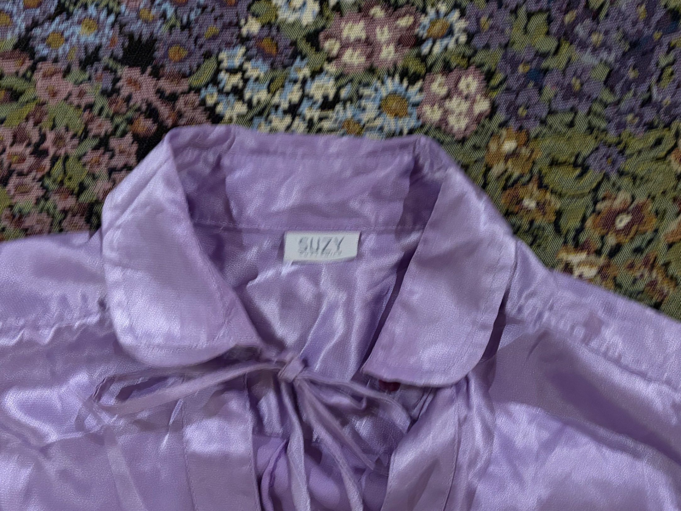 Vintage Suzy top in lavender — pre-loved Tops on Slayyitt