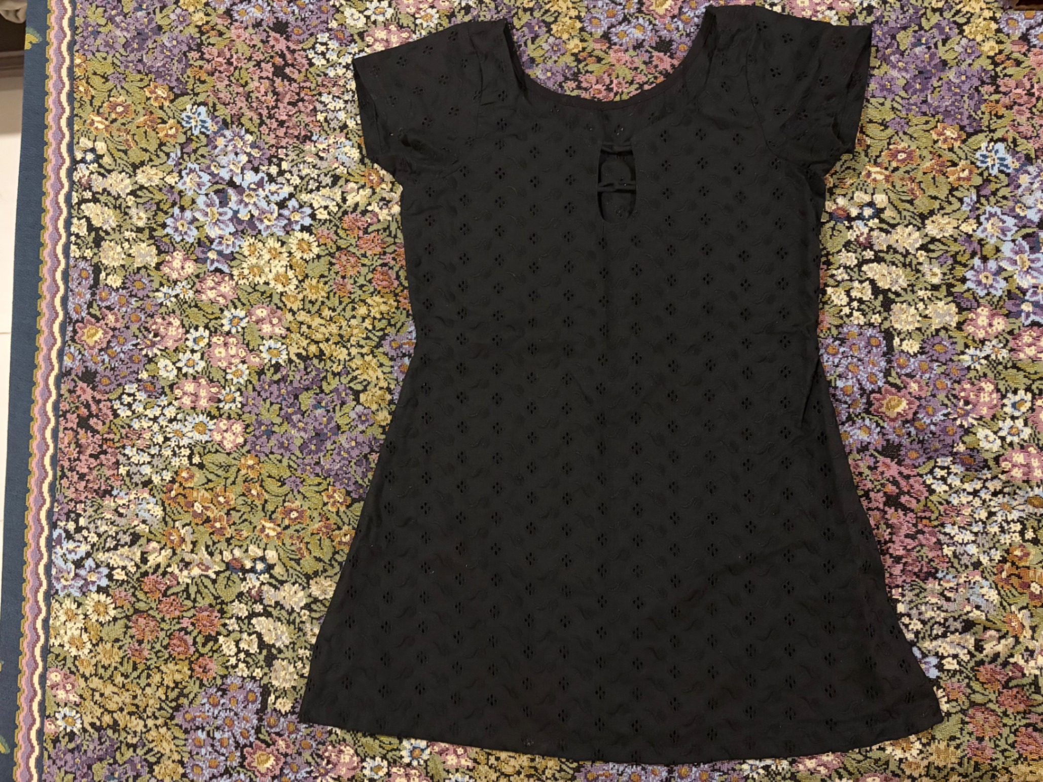Gothic black short dress cotton — pre-loved Dresses & One-Pieces on Slayyitt