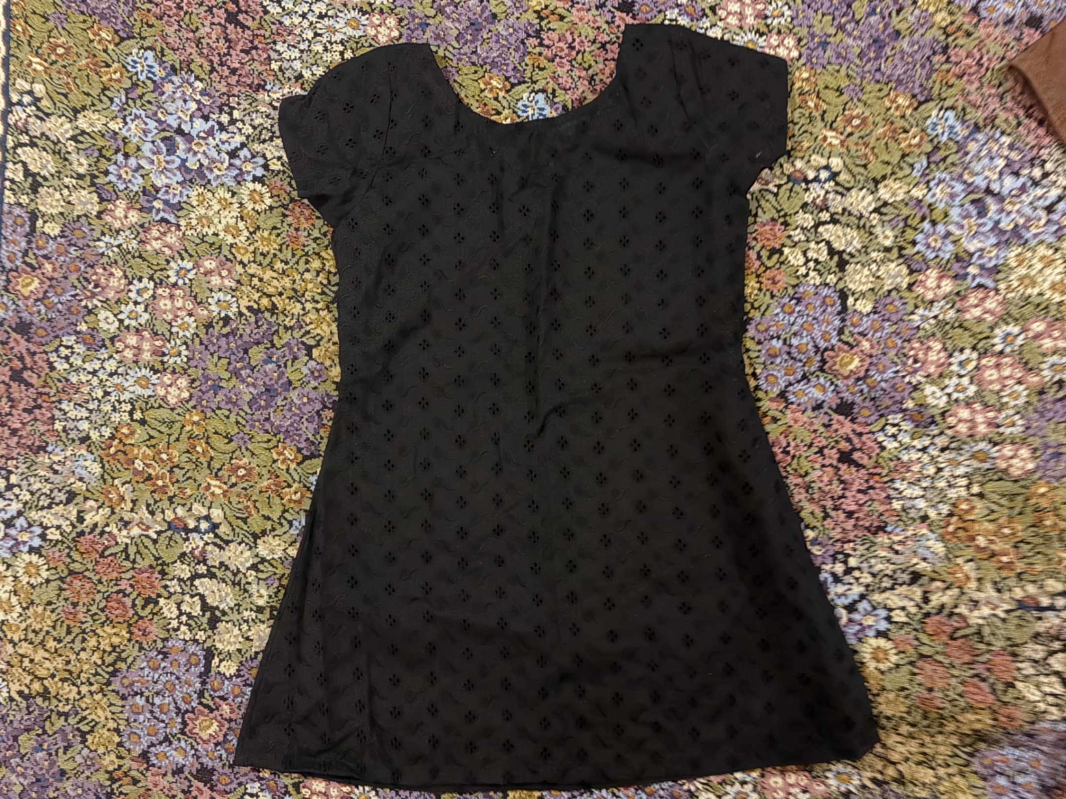 Gothic black short dress cotton — pre-loved Dresses & One-Pieces on Slayyitt