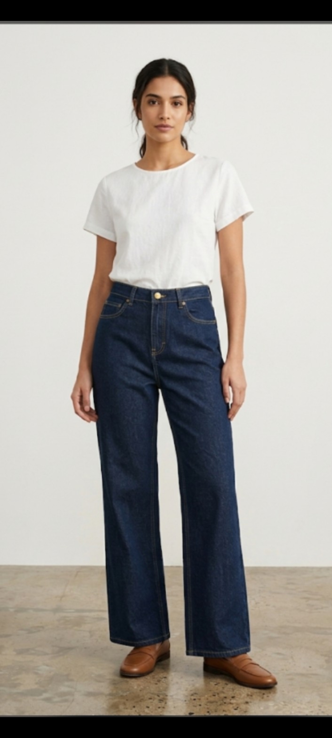 The Cool-Girl Denim: High-Rise Relaxed Fit — pre-loved Bottoms on Slayyitt