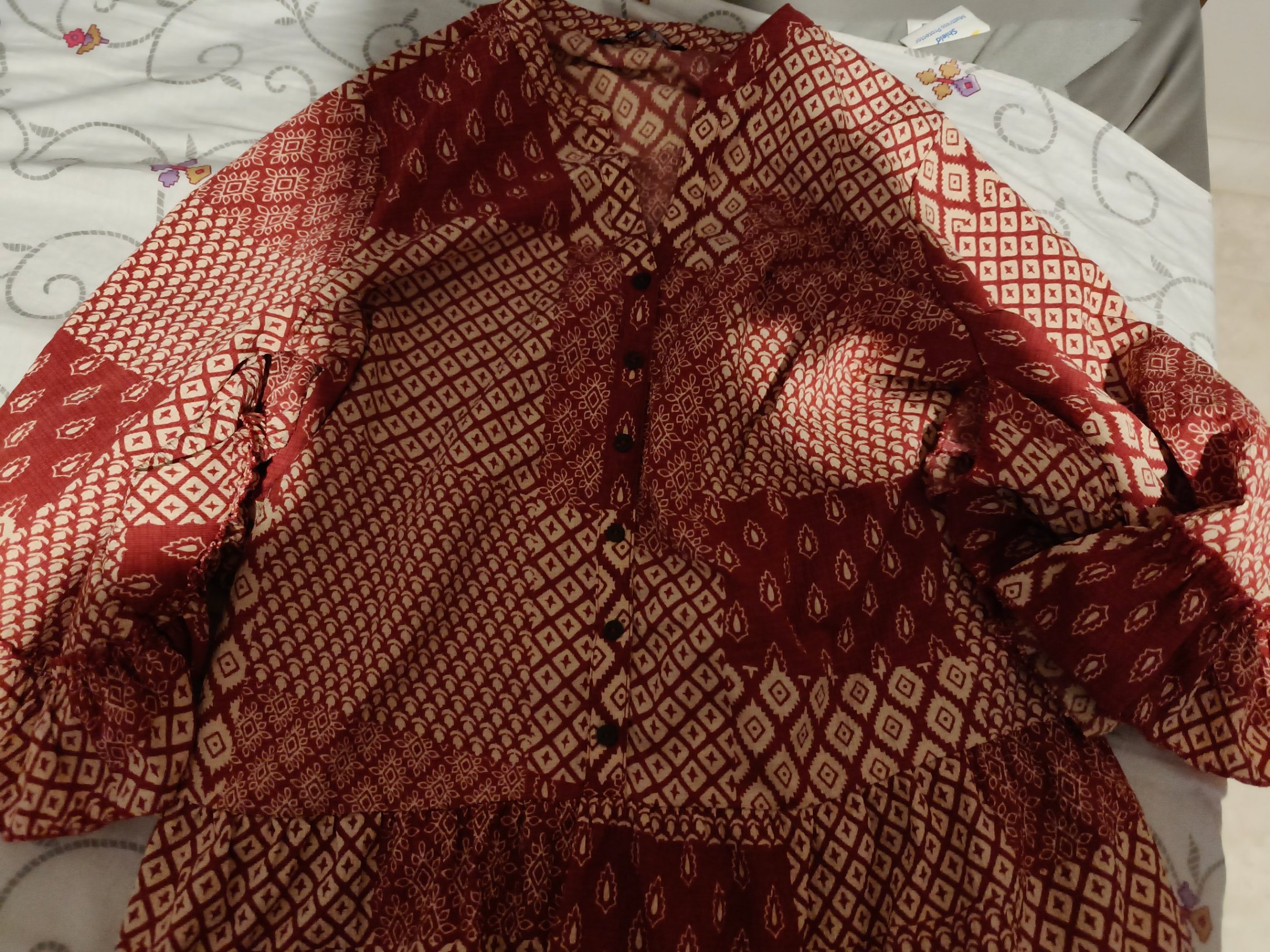 Red ethnic boho dress — pre-loved Dresses & One-Pieces on Slayyitt