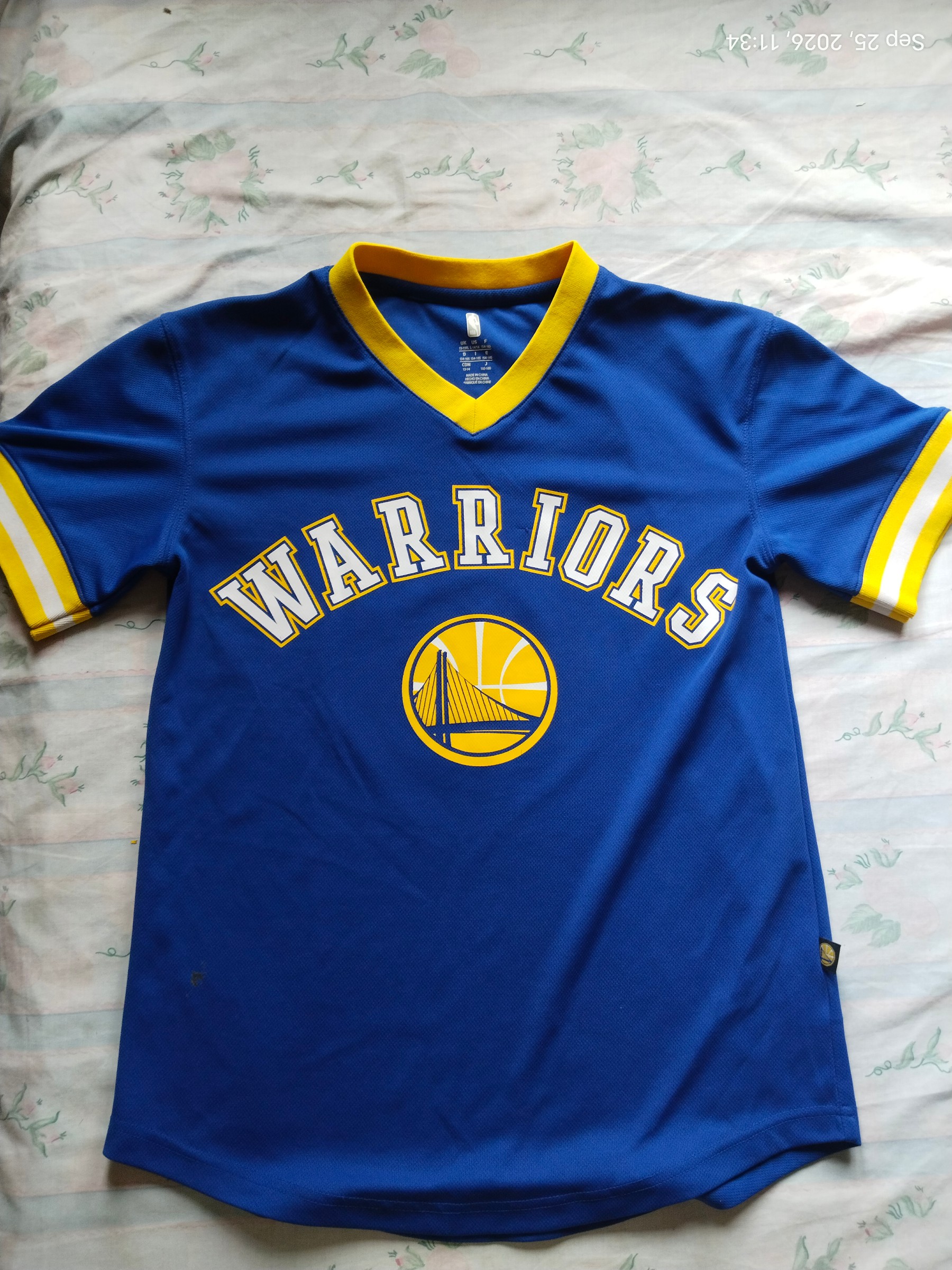 Blue ethenic jersey curry 30 — pre-loved Activewear / Sportswear on Slayyitt