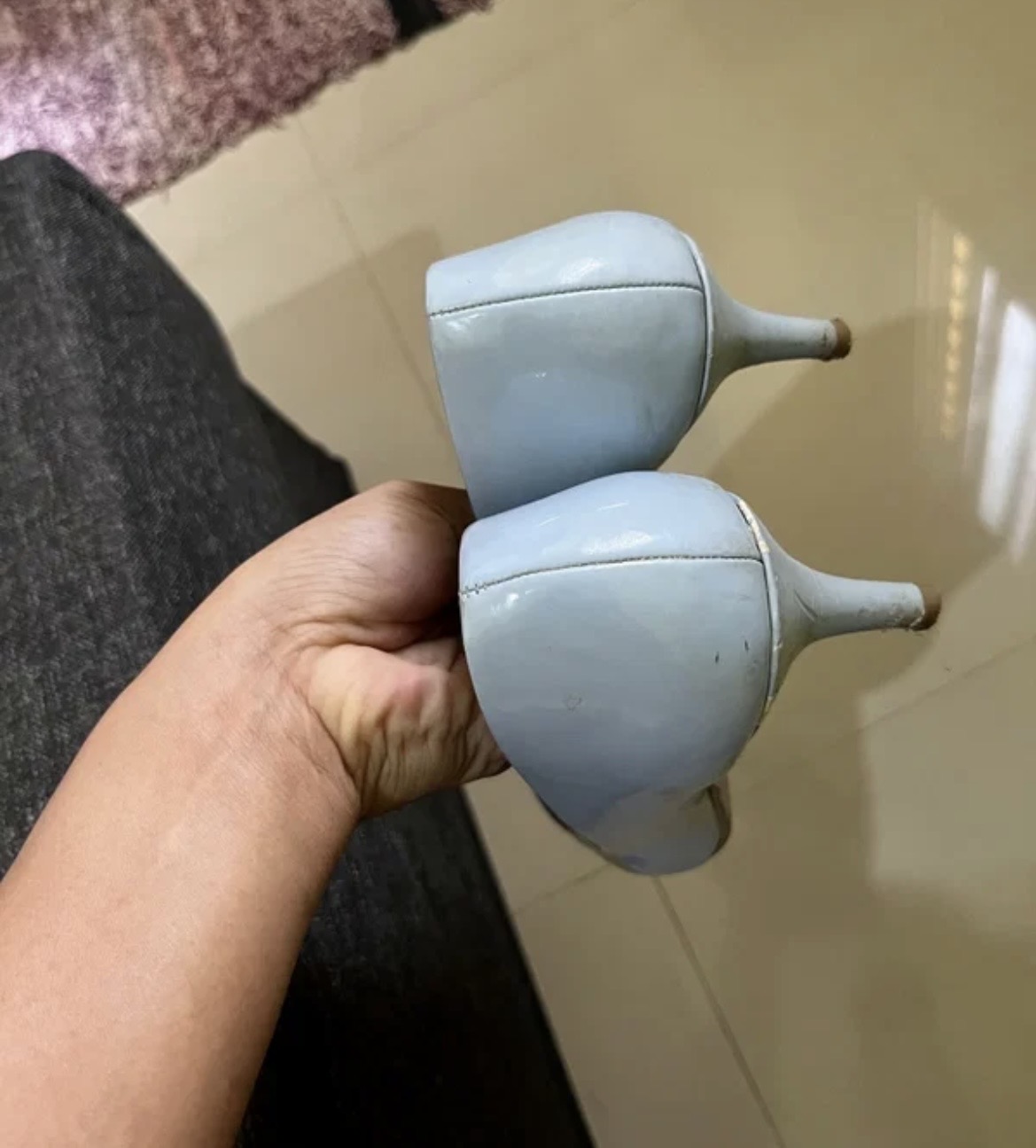Blue heel — pre-loved Footwear on Slayyitt