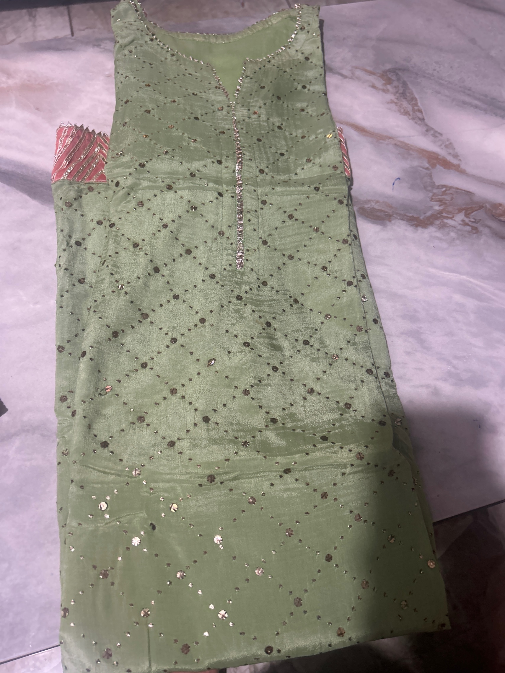 Mukesh kurta skirt duppataa — pre-loved Ethnic Wear on Slayyitt