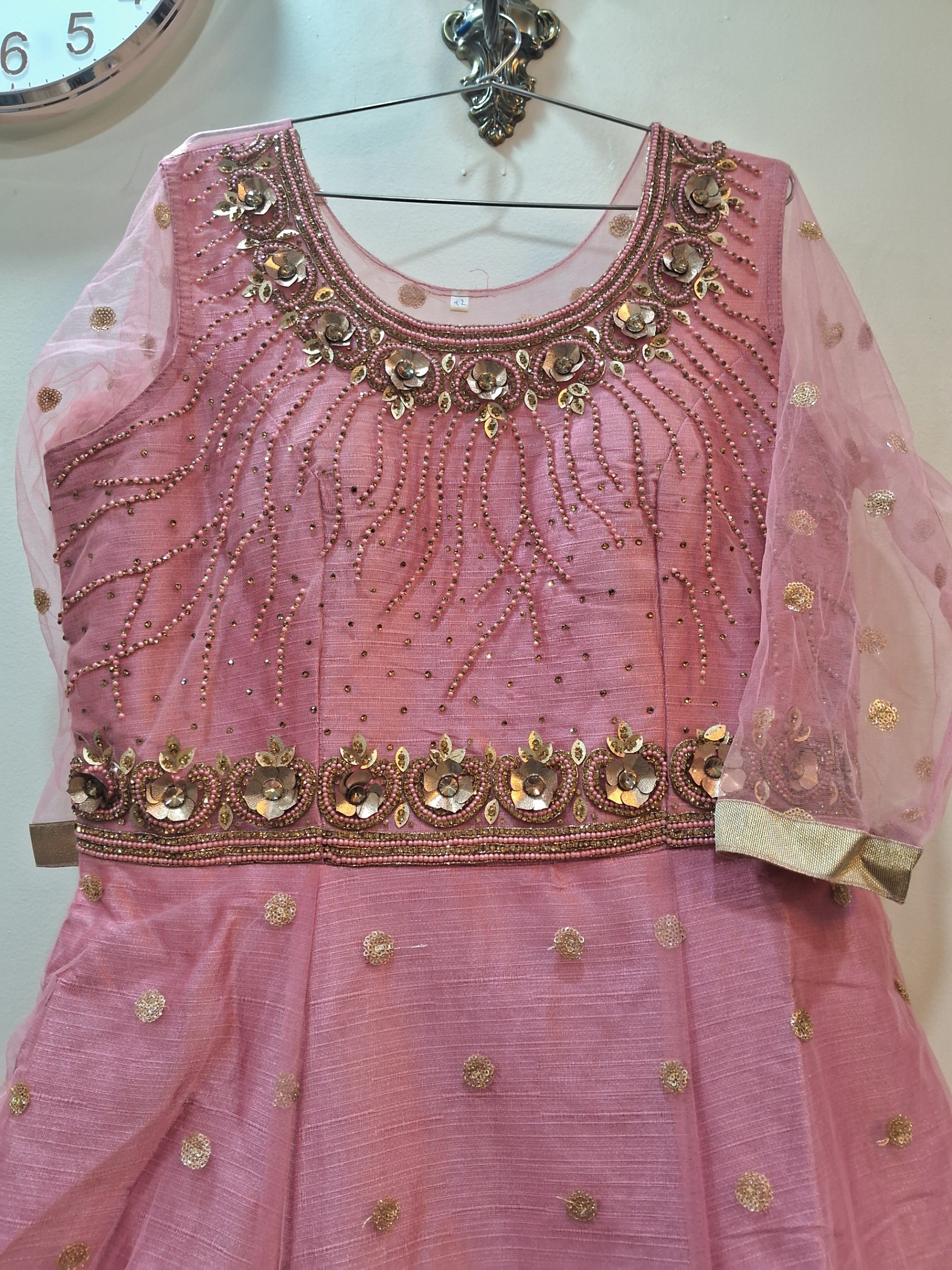 Pink party gown — pre-loved Indian Festival & Wedding Wear on Slayyitt