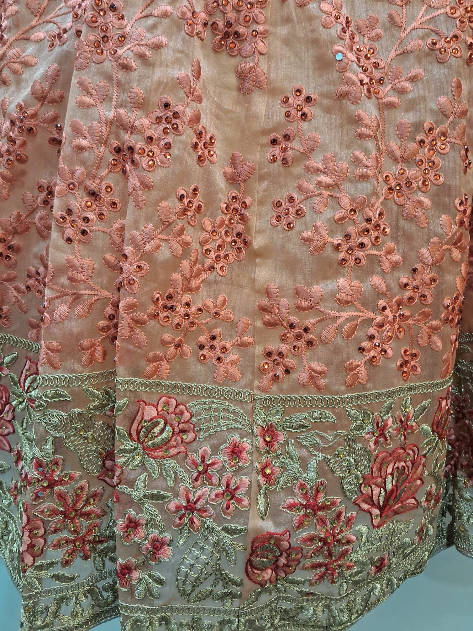 Orange lehenga choli — pre-loved Indian Festival & Wedding Wear on Slayyitt