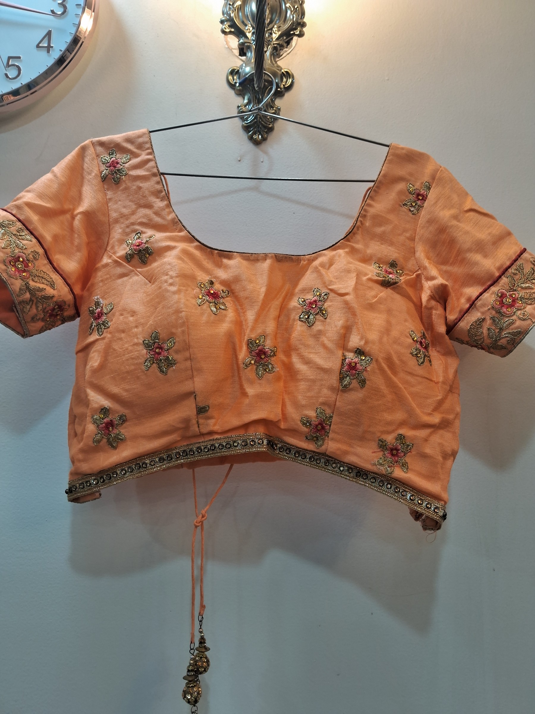 Orange lehenga choli — pre-loved Indian Festival & Wedding Wear on Slayyitt