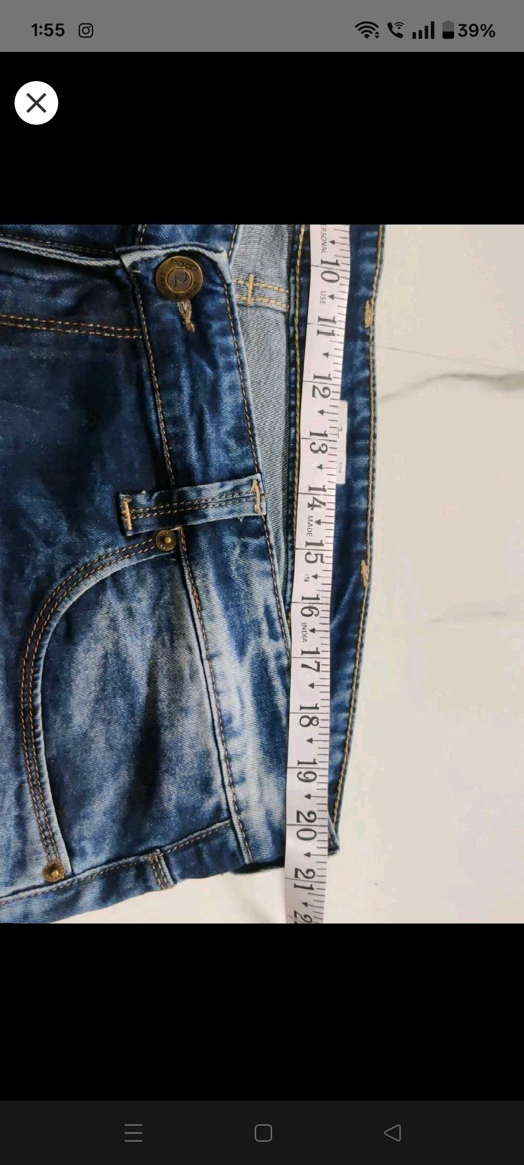 Like new  size 40 Like new  Blue Spykar Jeans — pre-loved Bottoms on Slayyitt