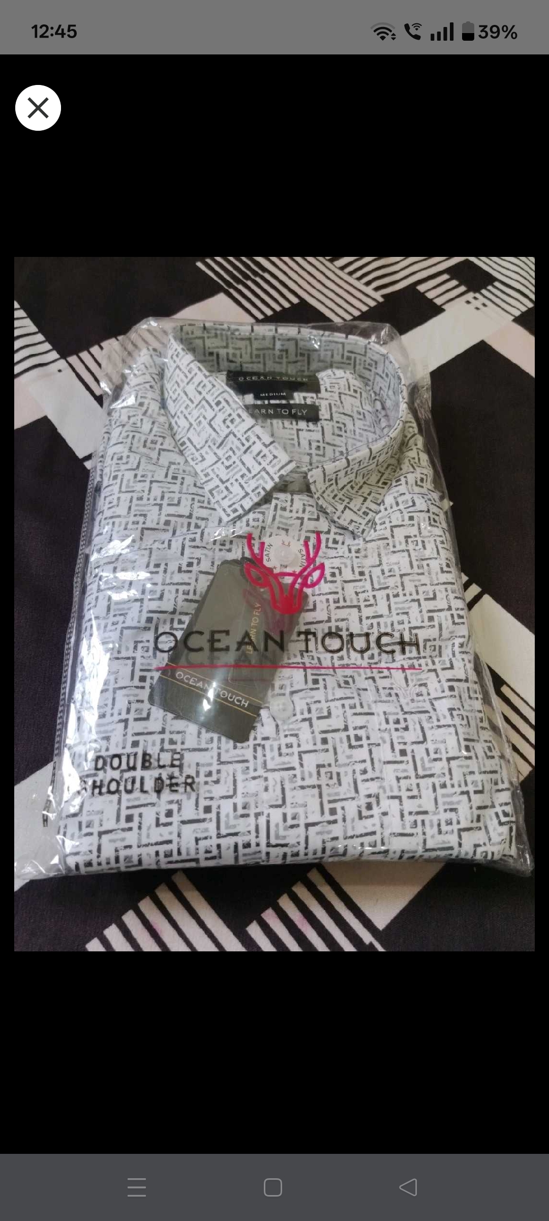 Men's premium M size party wear Shirt — pre-loved Vintage & Thrift on Slayyitt