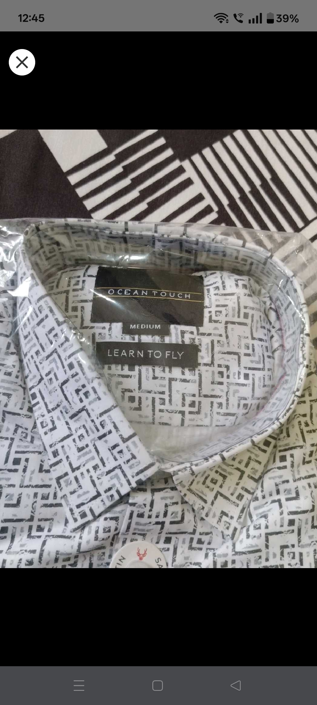 Men's premium M size party wear Shirt — pre-loved Vintage & Thrift on Slayyitt