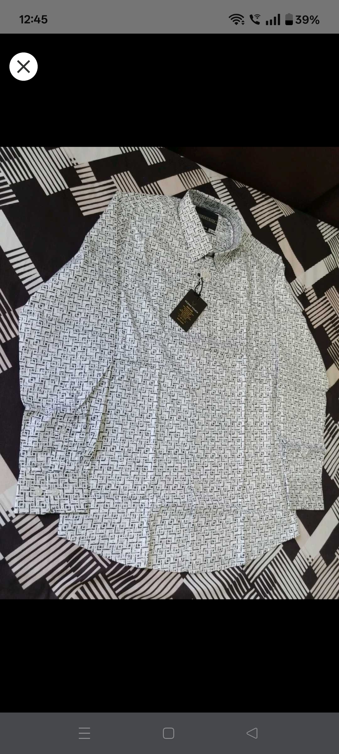 Men's premium M size party wear Shirt — pre-loved Vintage & Thrift on Slayyitt