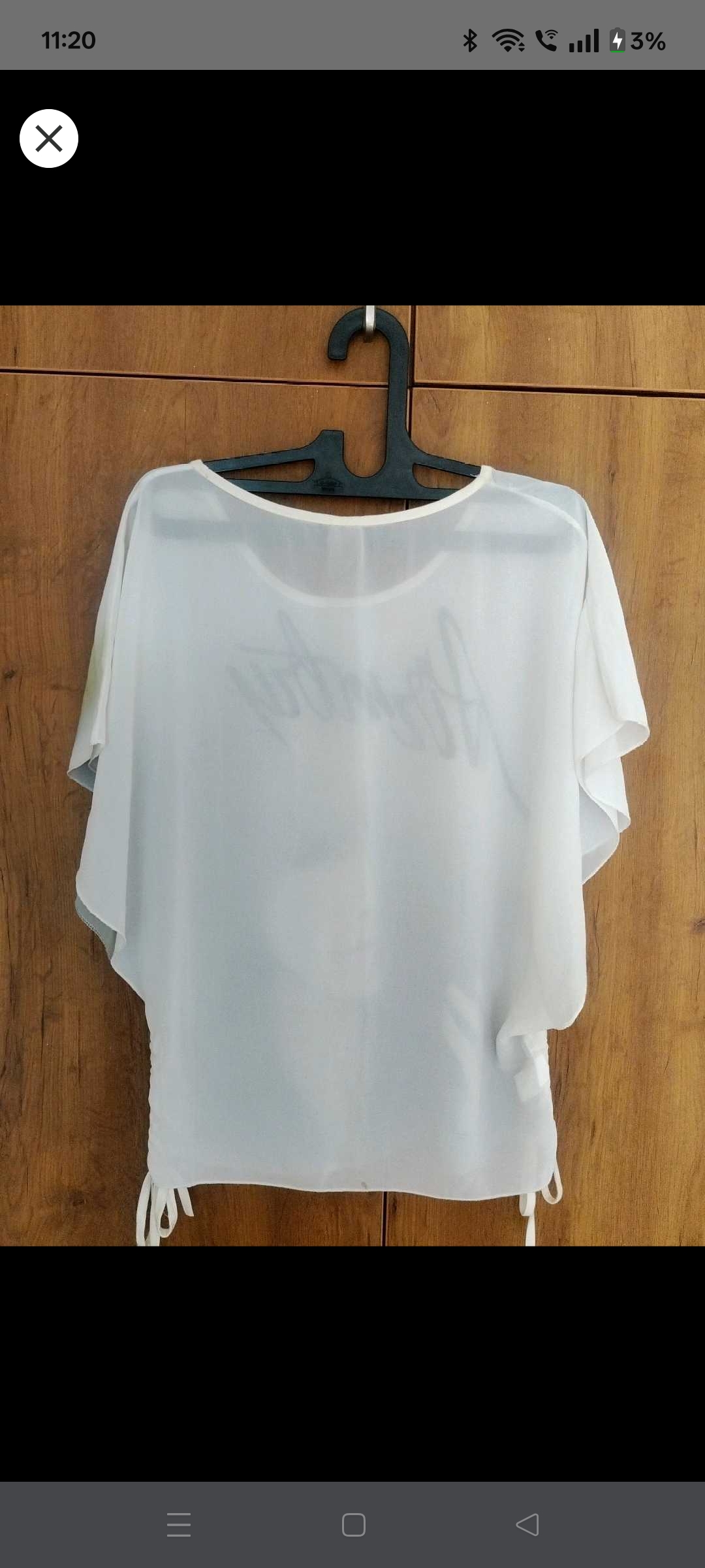 party wear Minuliang Georgette Kaftan Top — pre-loved Tops on Slayyitt