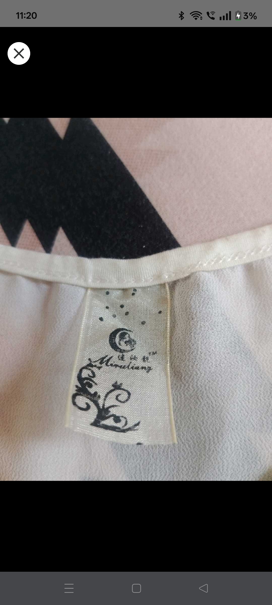 party wear Minuliang Georgette Kaftan Top — pre-loved Tops on Slayyitt