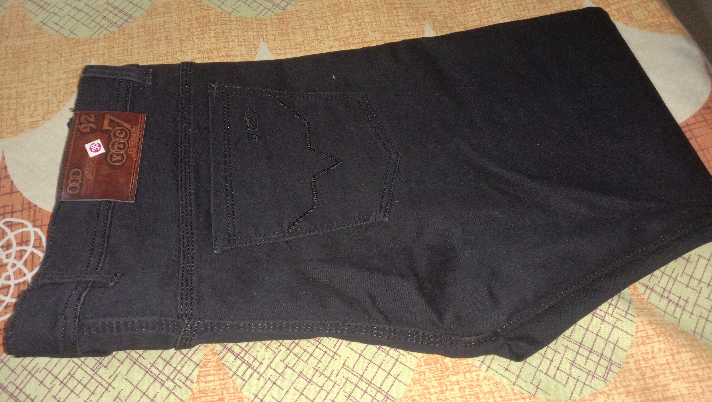 Black denim jeans for men 38 size — pre-loved Bottoms on Slayyitt