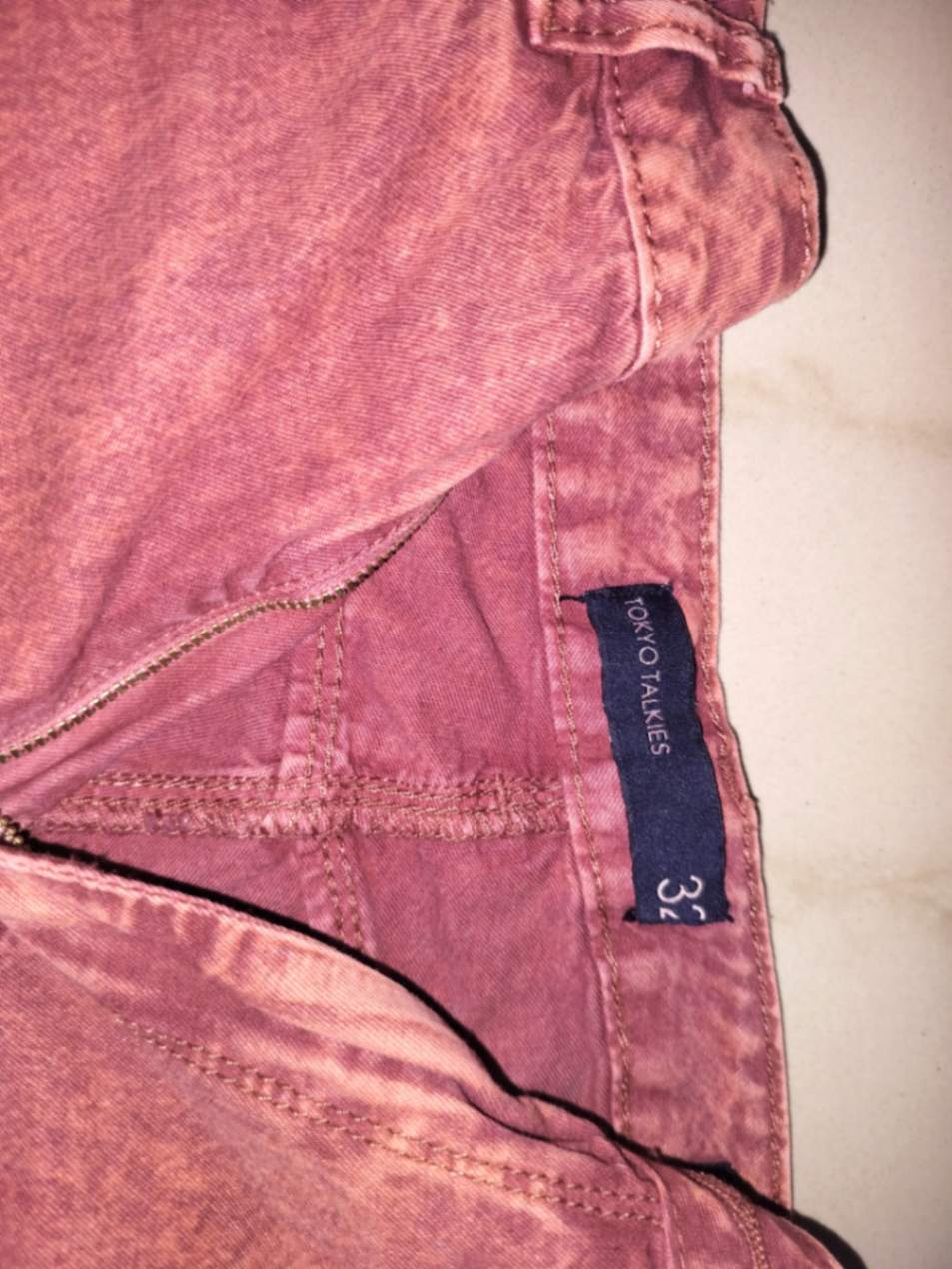 Maroon Colour Denim — pre-loved Bottoms on Slayyitt