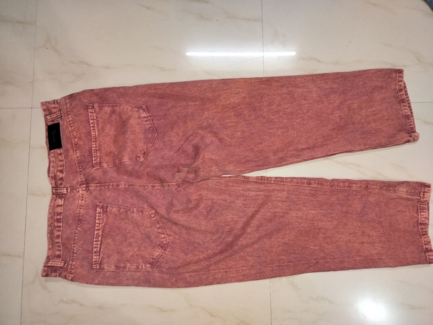 Maroon Colour Denim — pre-loved Bottoms on Slayyitt