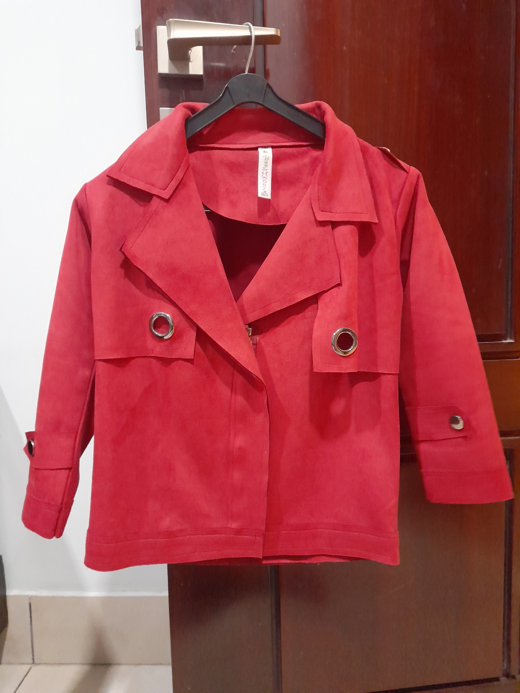 Women Suede Summer Jacket-top — pre-loved Tops on Slayyitt