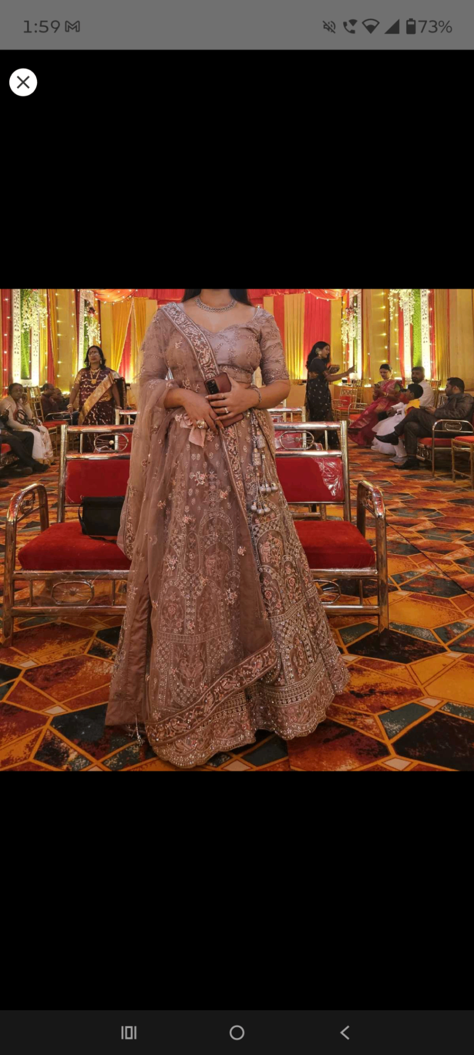 Pink bridal lehenga — pre-loved Ethnic Wear on Slayyitt