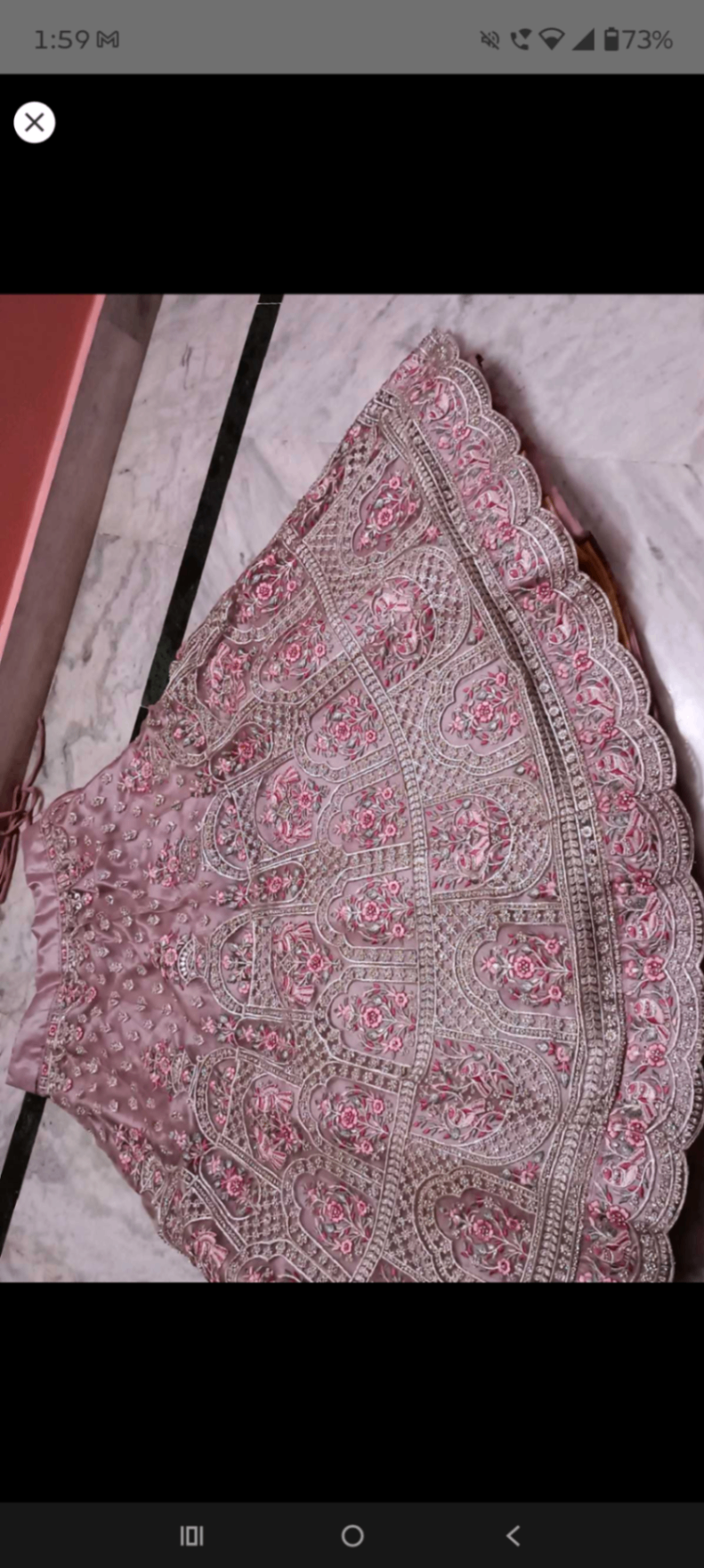 Pink bridal lehenga — pre-loved Ethnic Wear on Slayyitt