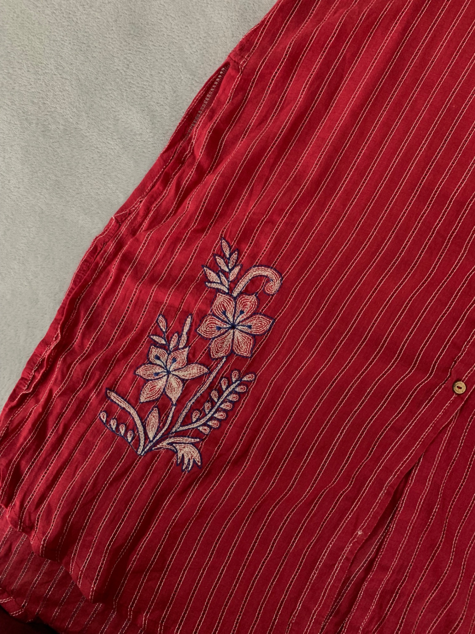 Max red shirt kurta — pre-loved Ethnic Wear on Slayyitt