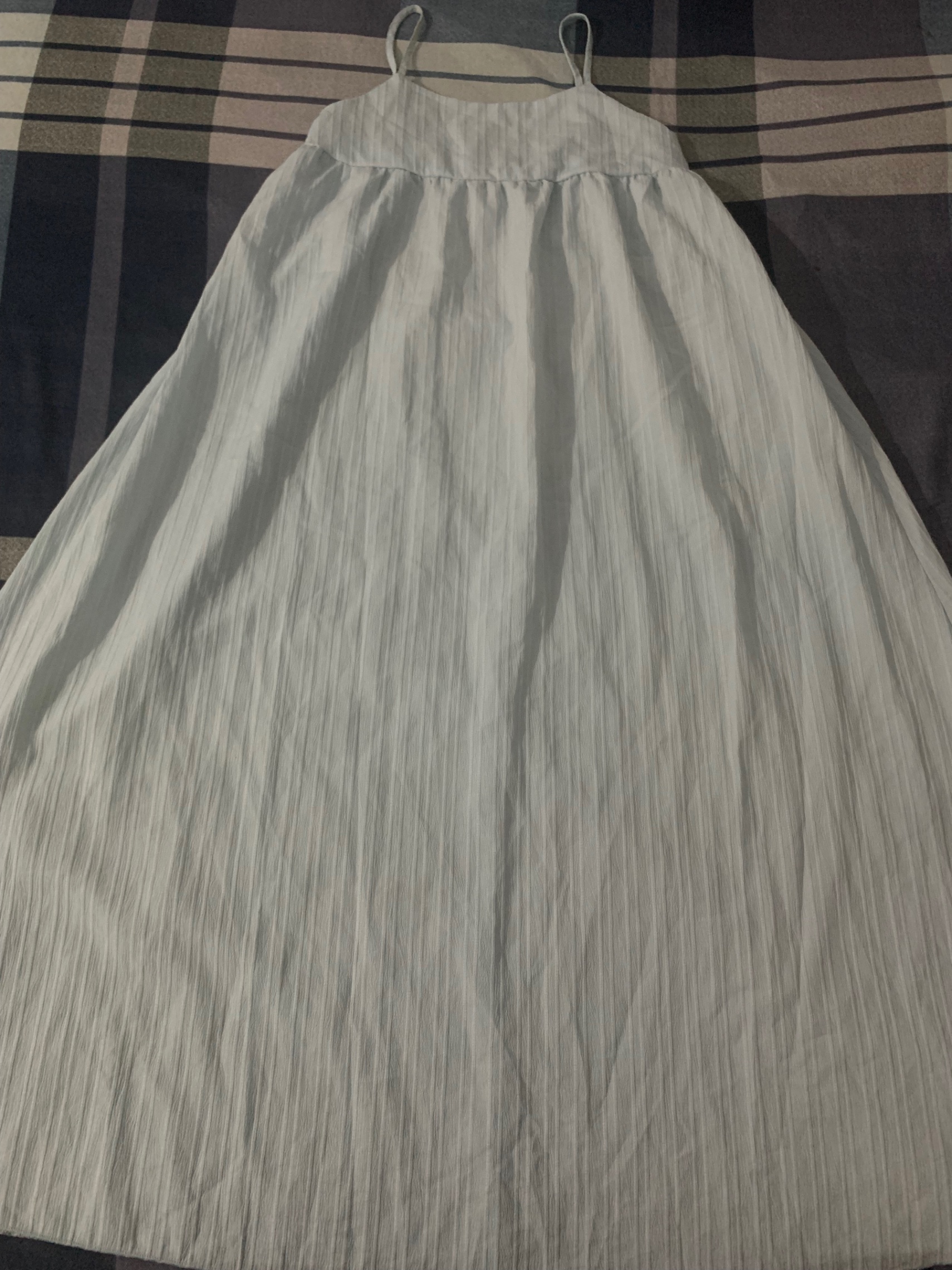 Strap sleeve powder blue polystyr dress for women — pre-loved Dresses & One-Pieces on Slayyitt