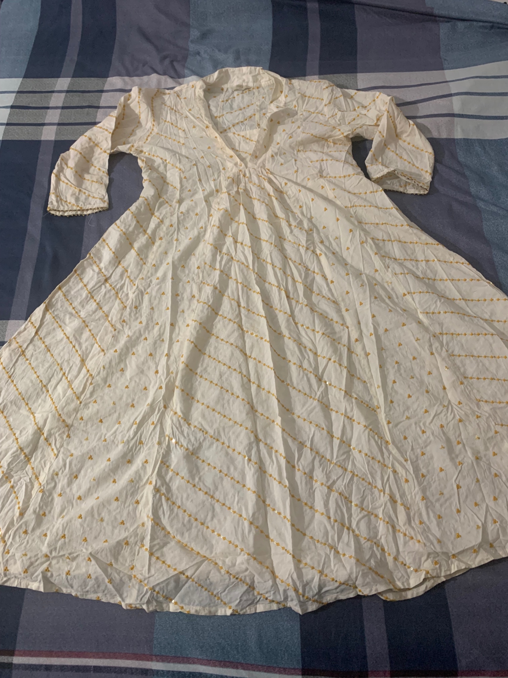 Max white kurta only — pre-loved Ethnic Wear on Slayyitt