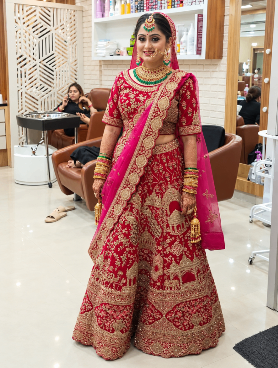Rani Pink Bridal Lehenga — pre-loved Indian Festival & Wedding Wear on Slayyitt