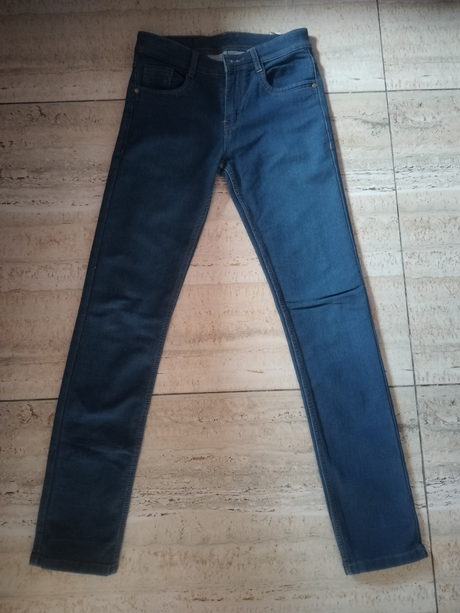 WAVELENGTH BLUE SHADE JEANS — pre-loved Bottoms on Slayyitt