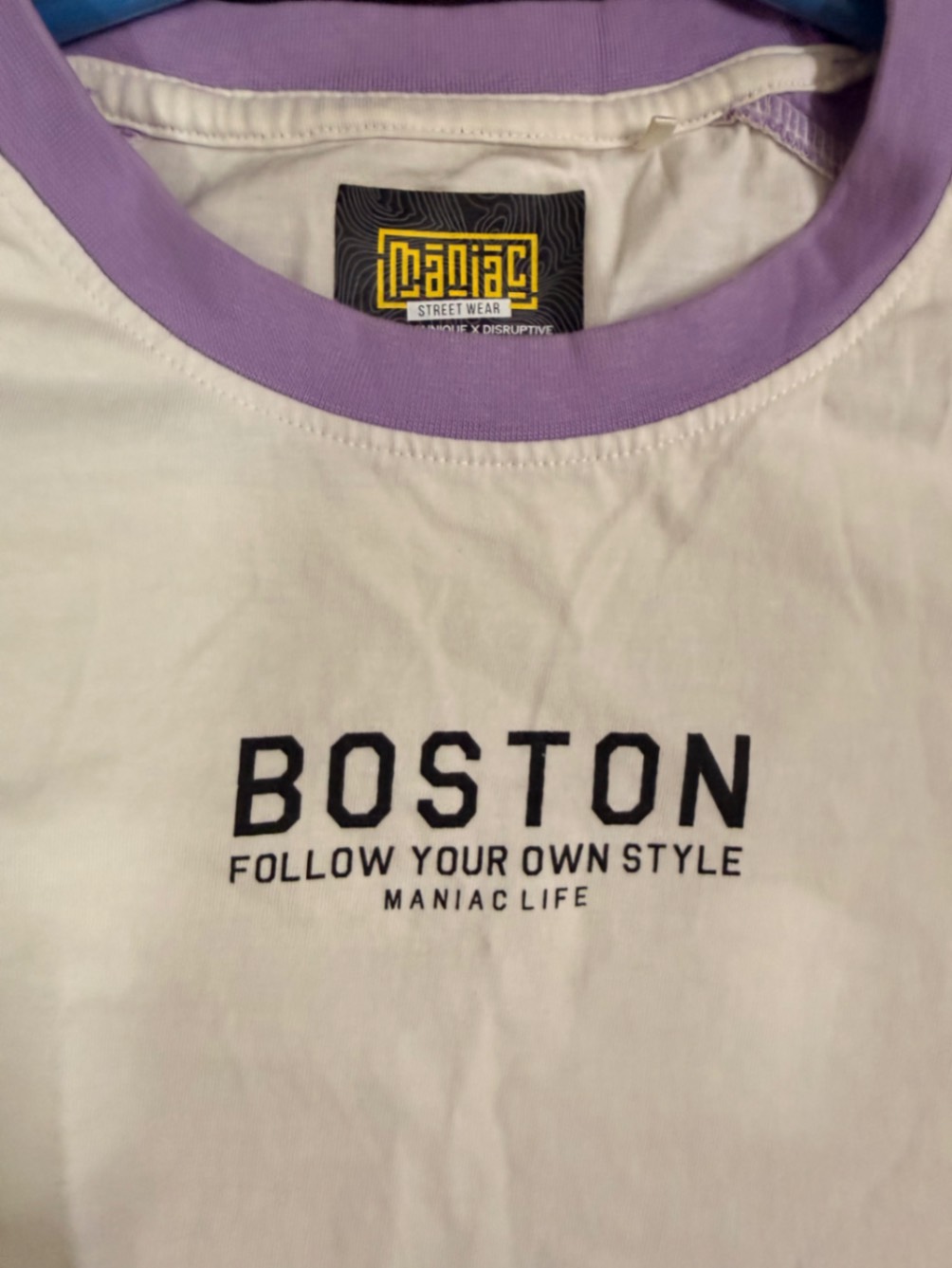 Maniac StreetWear Loose T-Shirt — pre-loved Tops on Slayyitt