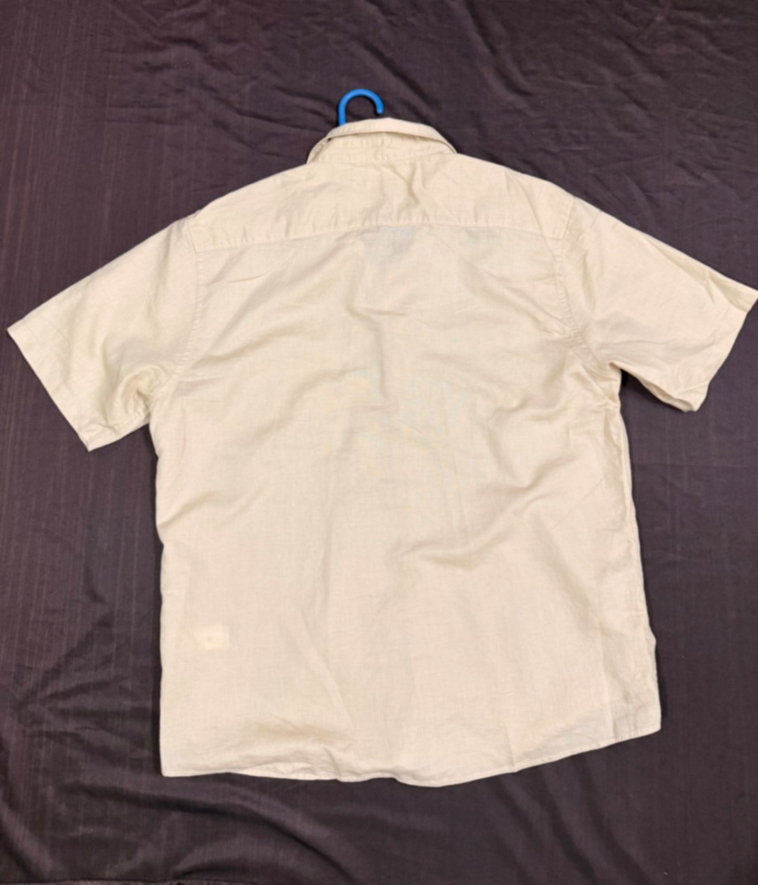 Westside WES Relaxed Fit Linen Blend Shirt – Cream | Size L — pre-loved Tops on Slayyitt