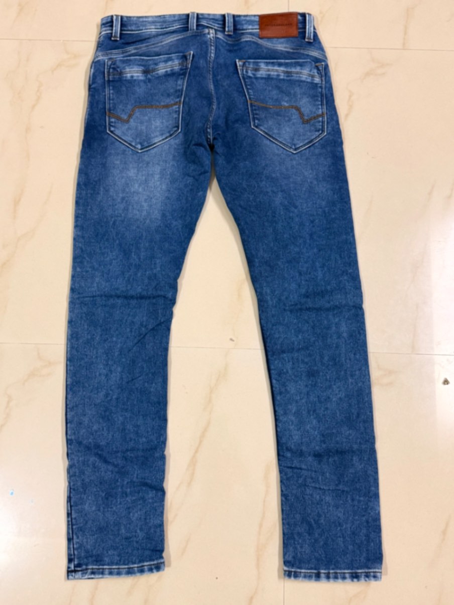Peter England Regular Fit Blue Jeans – Waist 32 | Brand New — pre-loved Bottoms on Slayyitt