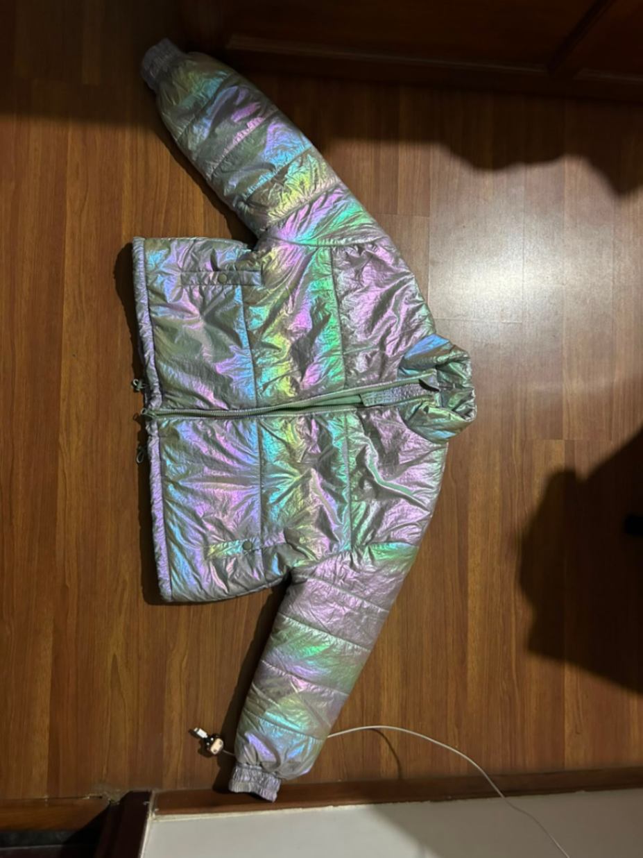 Brand new colourful Puffer Jacket- Size M — pre-loved Outerwear on Slayyitt