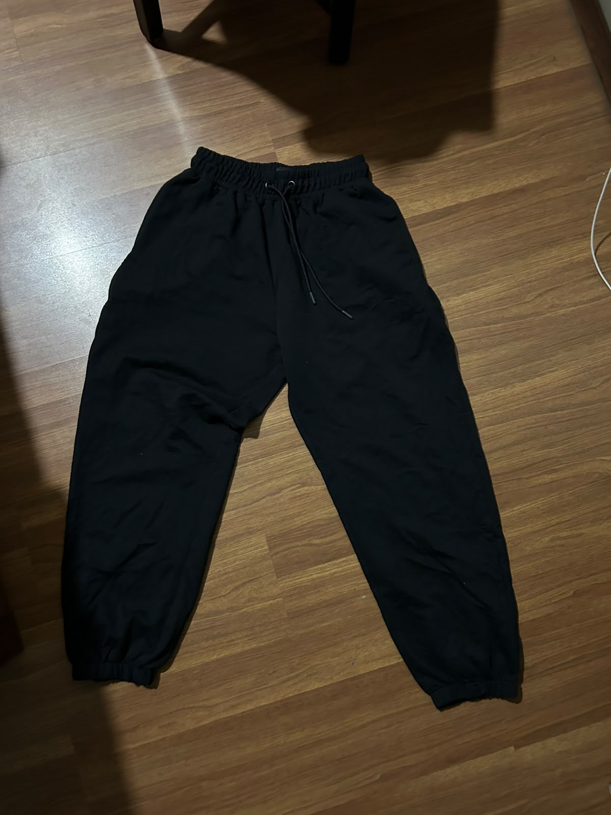 Black Joggers- Size S — pre-loved Bottoms on Slayyitt