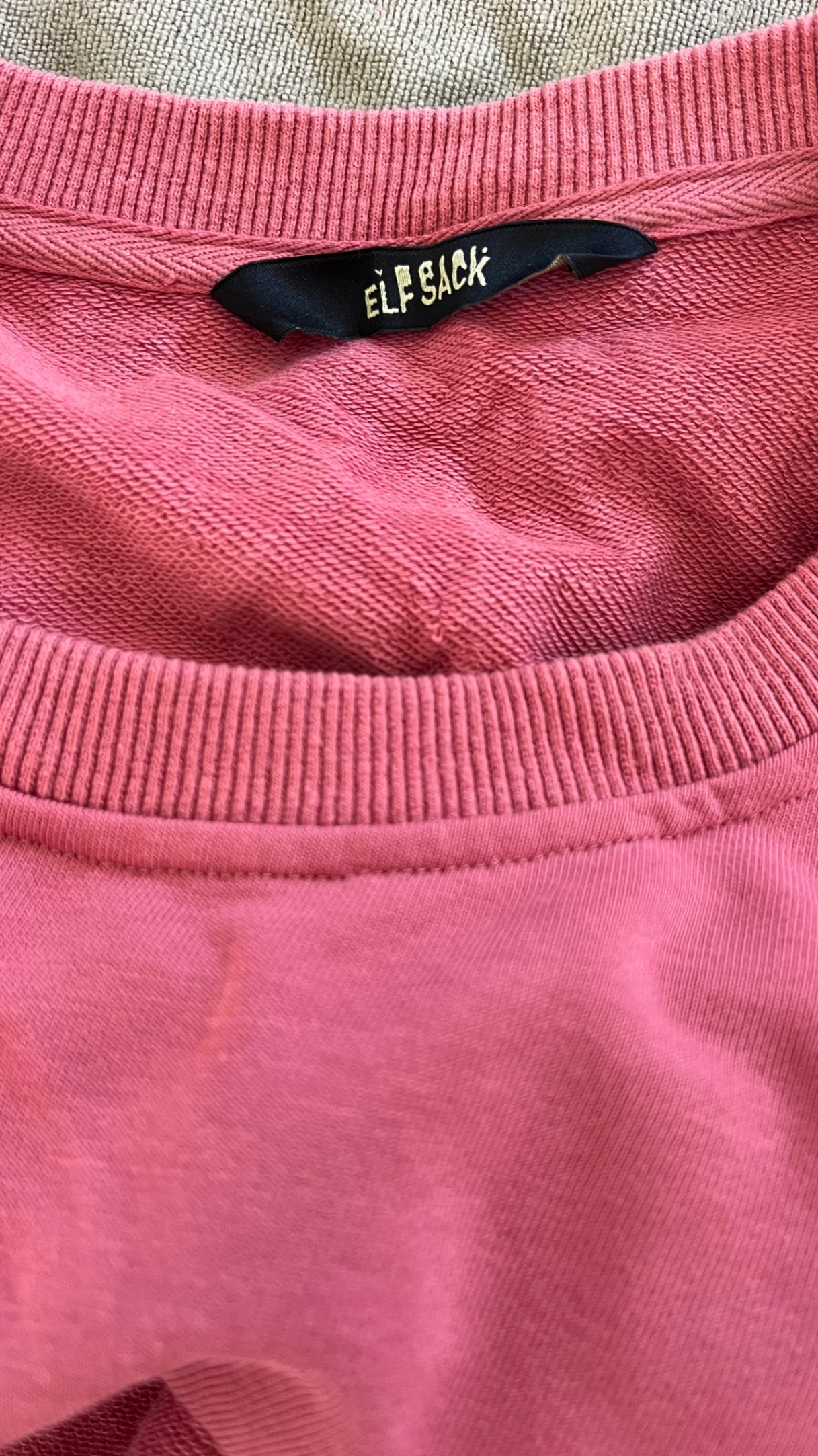 Pink crop sweat — pre-loved Seasonal Categories on Slayyitt