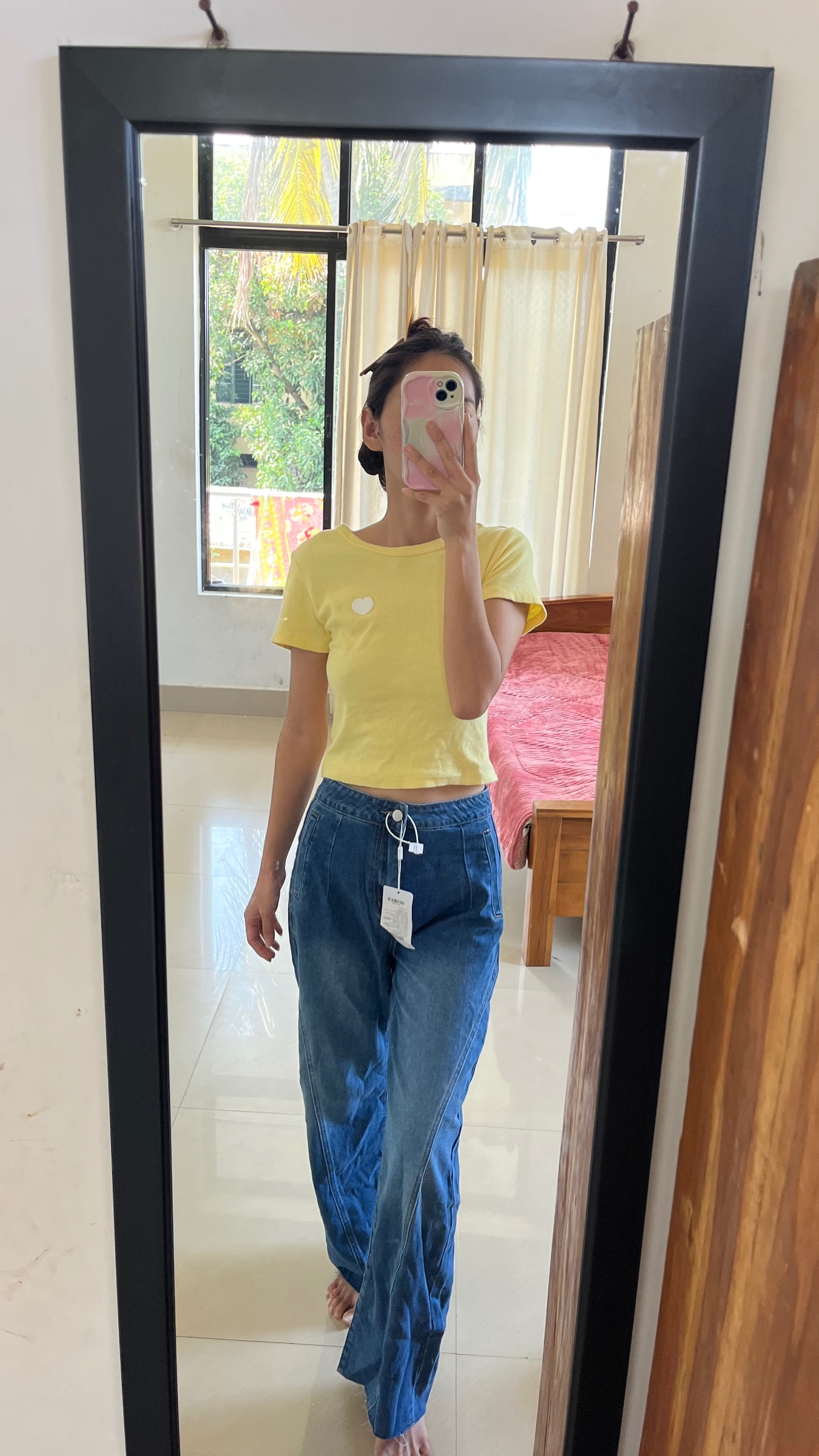 Yellow crop top — pre-loved Tops on Slayyitt