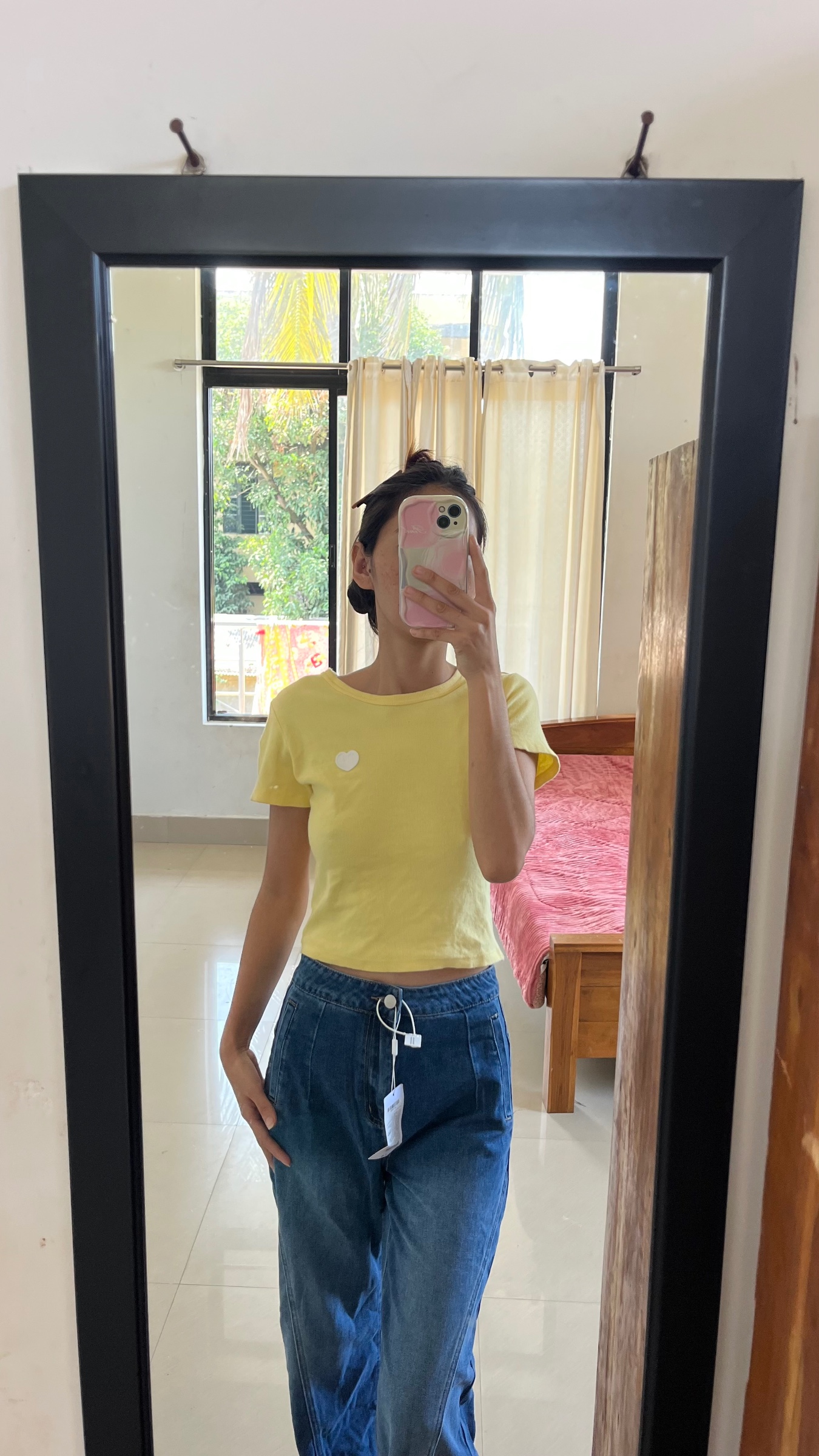 Yellow crop top — pre-loved Tops on Slayyitt