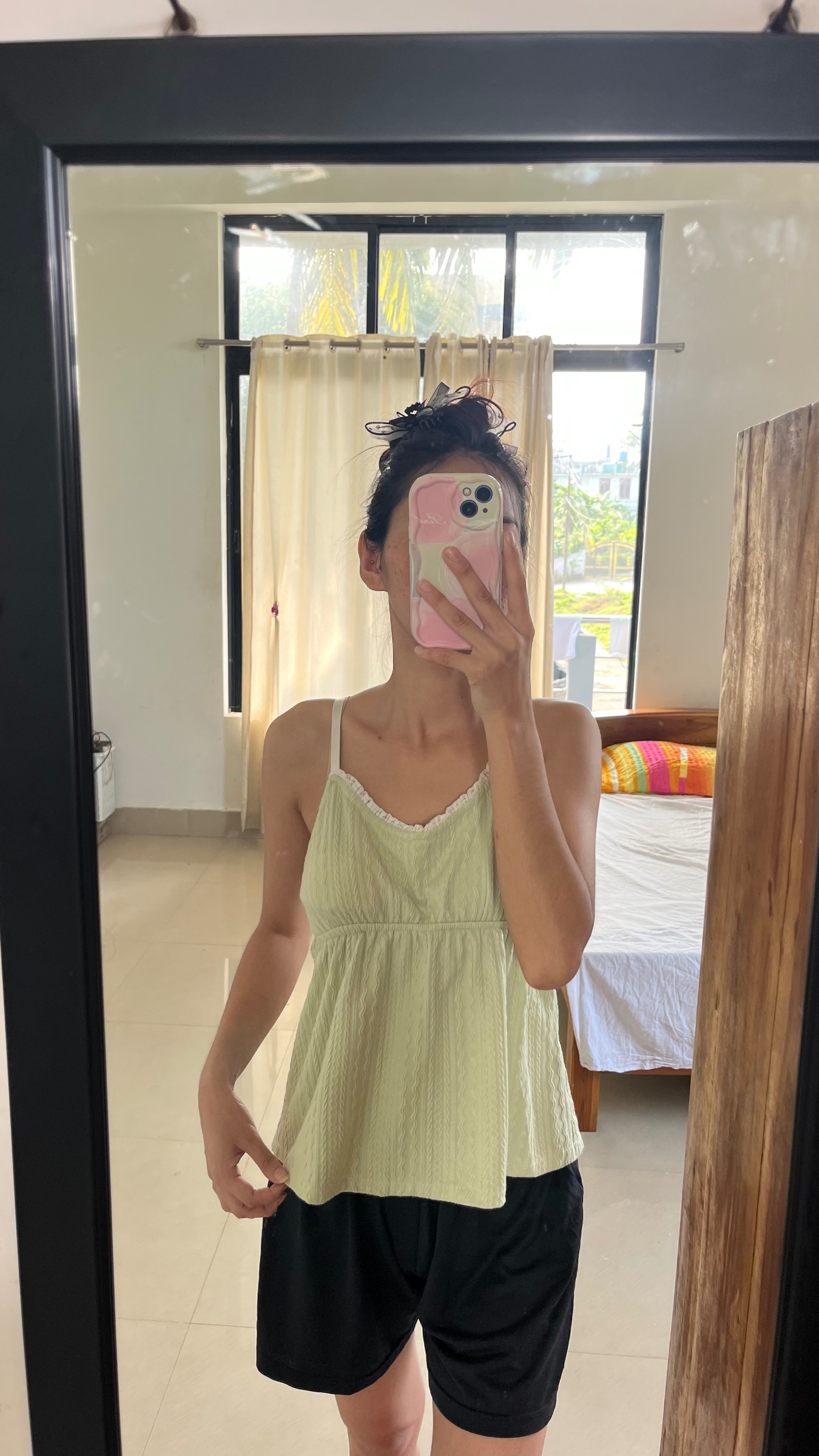 Lime green sleeveless top — pre-loved Tops on Slayyitt