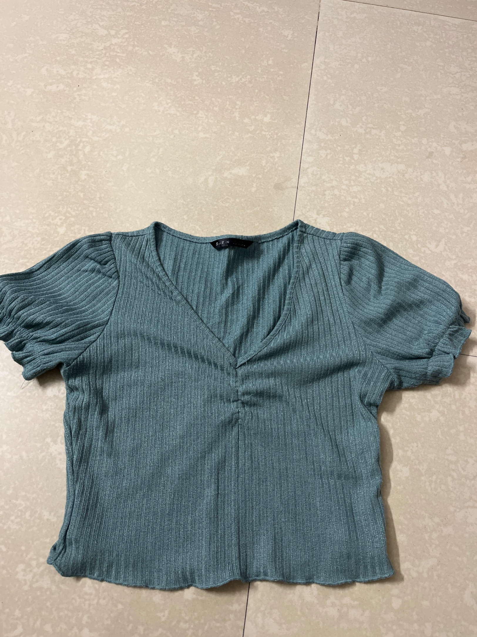 Sea green crop top ... size-S — pre-loved Tops on Slayyitt