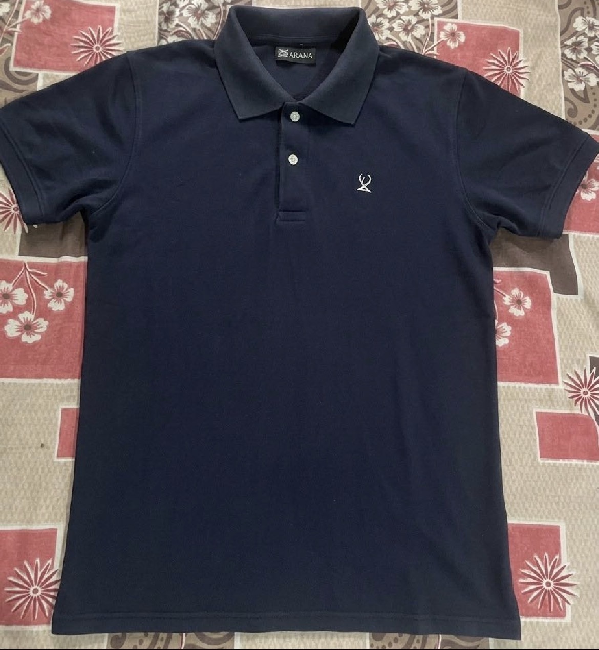 Mens navy blue polo tshirt — pre-loved Tops on Slayyitt