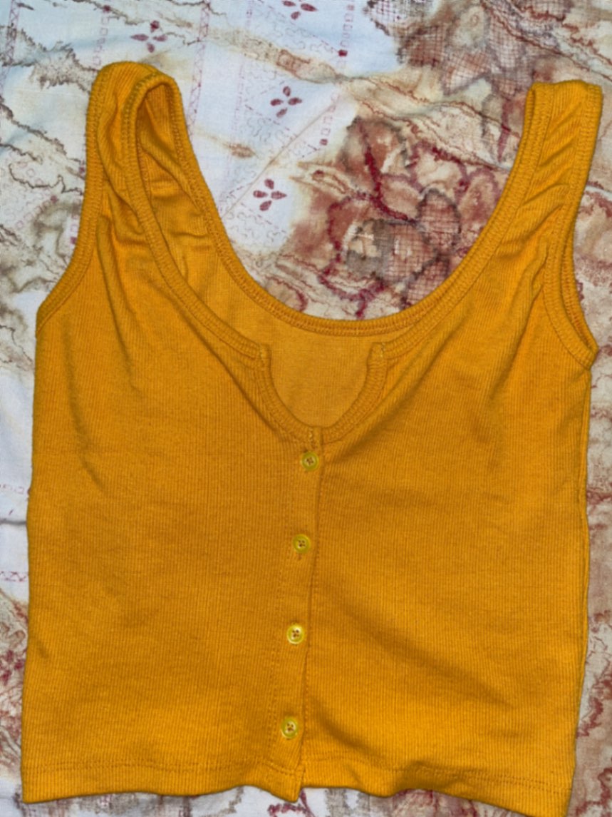 Yellow tank top — pre-loved Tops on Slayyitt