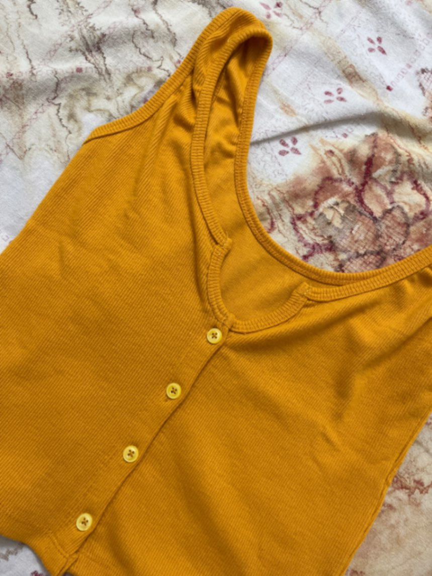 Yellow tank top — pre-loved Tops on Slayyitt
