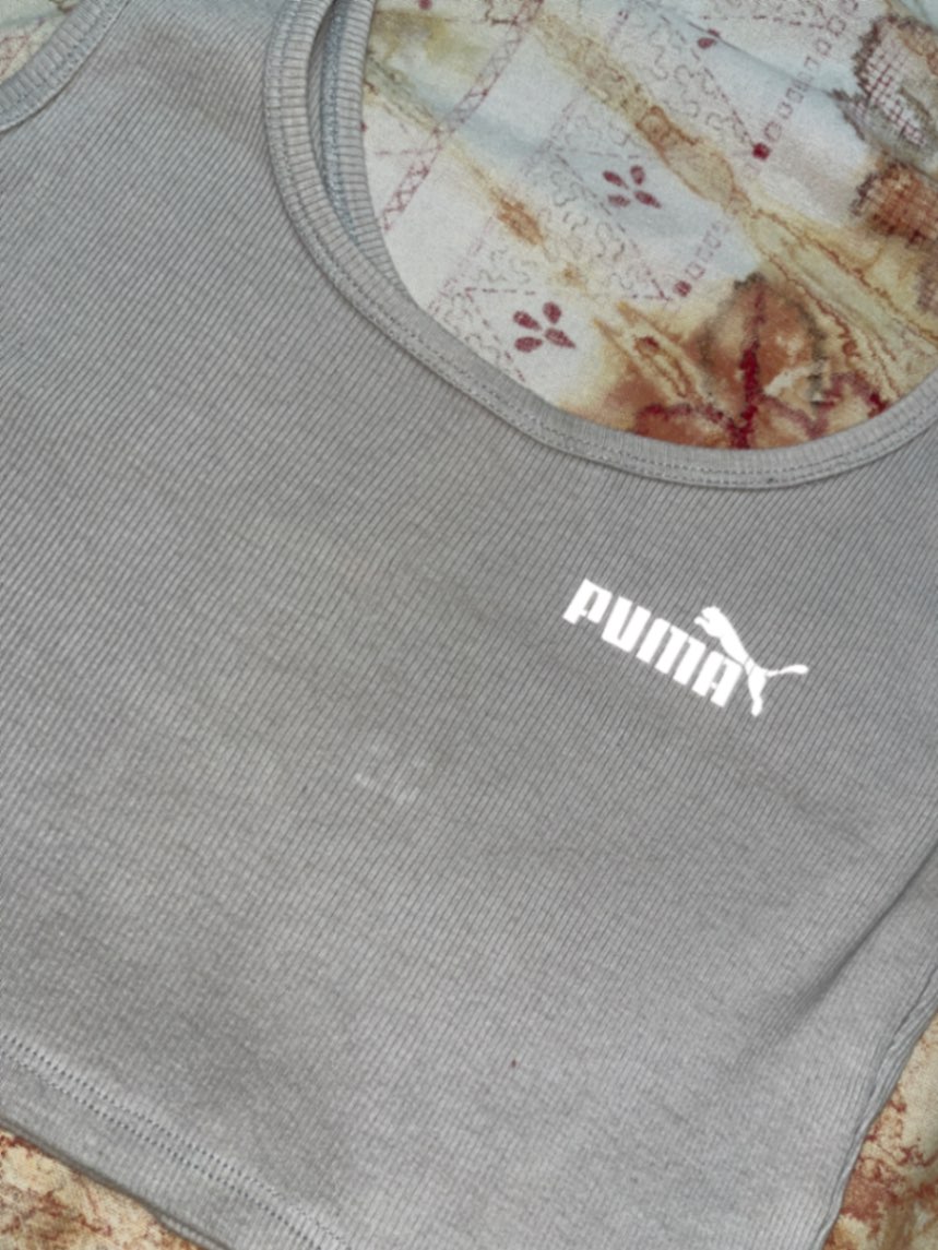 PUMA Sports grey tank top — pre-loved Activewear / Sportswear on Slayyitt