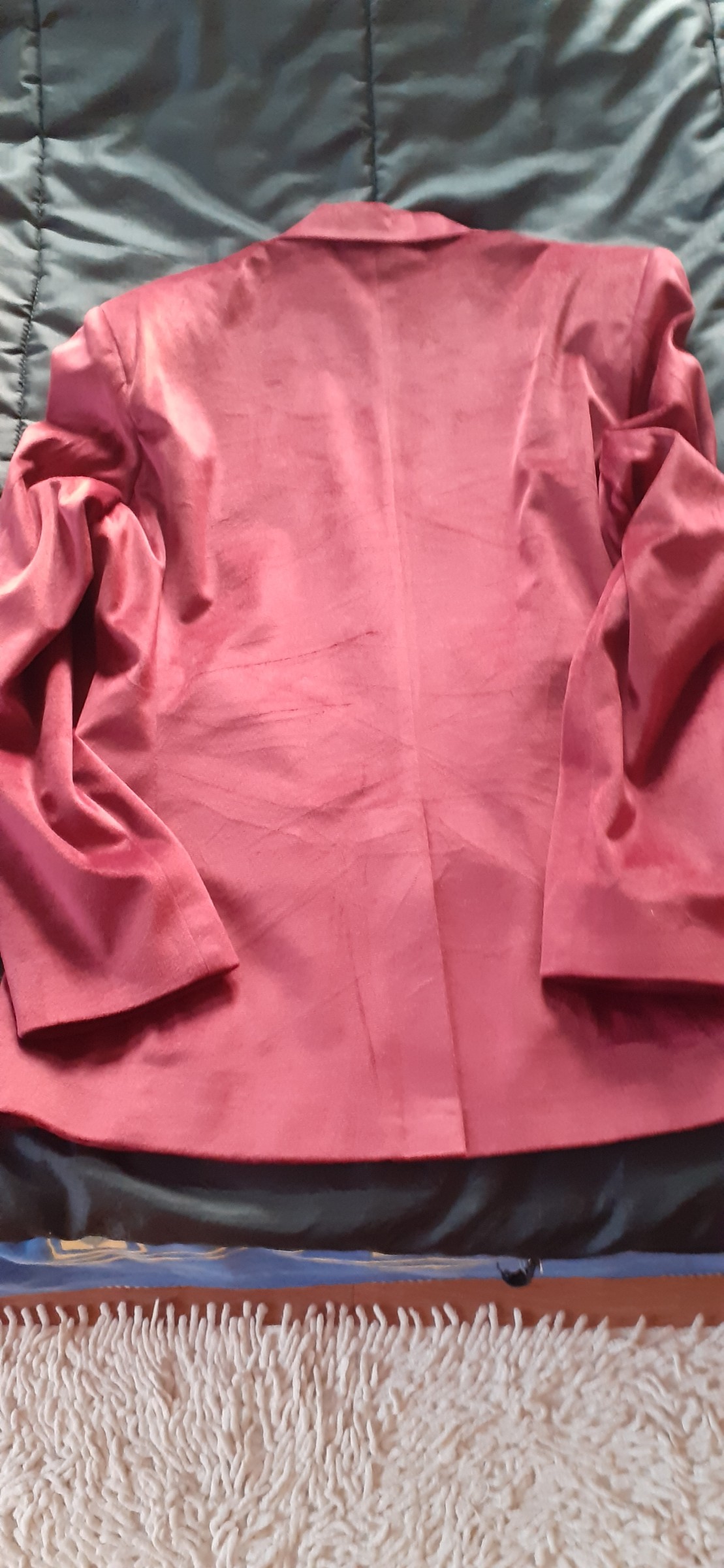 Red velvet formal blazer — pre-loved Dresses & One-Pieces on Slayyitt