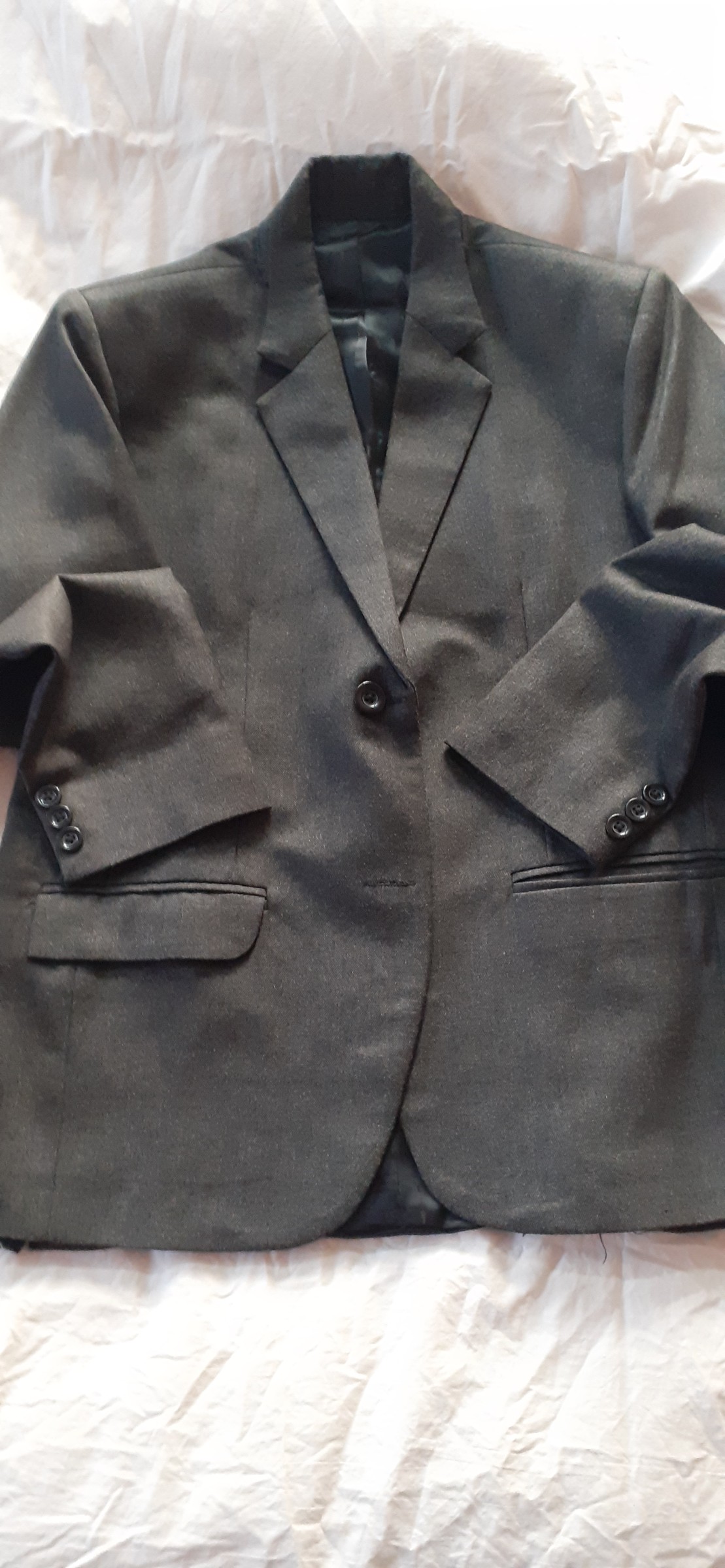 Dark grey worsted wool suit — pre-loved Dresses & One-Pieces on Slayyitt