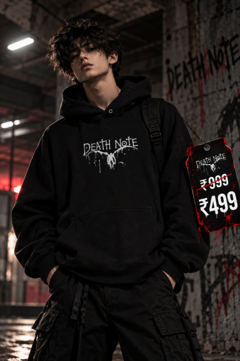 Death Note "Ryuk" Dark Aesthetic Hoodie — pre-loved Dresses & One-Pieces on Slayyitt