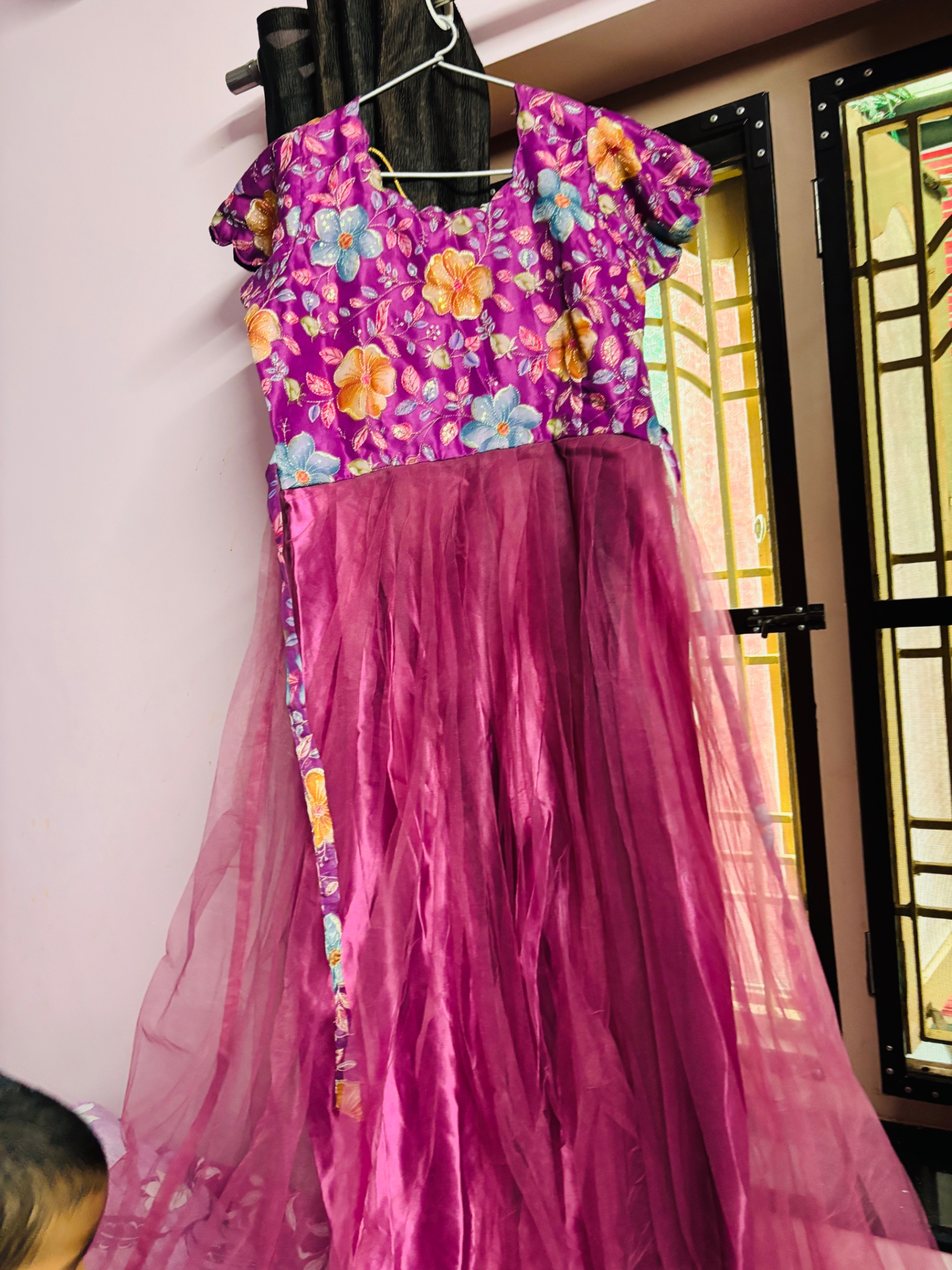 Designer long frock — pre-loved Ethnic Wear on Slayyitt