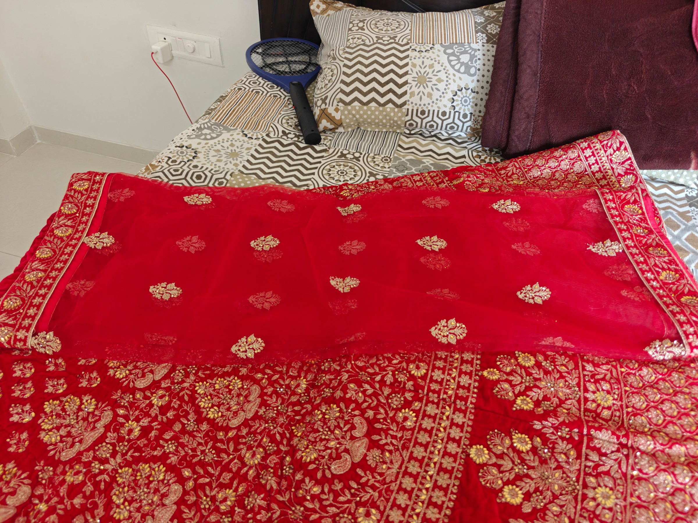 Red bridal lehenga — pre-loved Indian Festival & Wedding Wear on Slayyitt