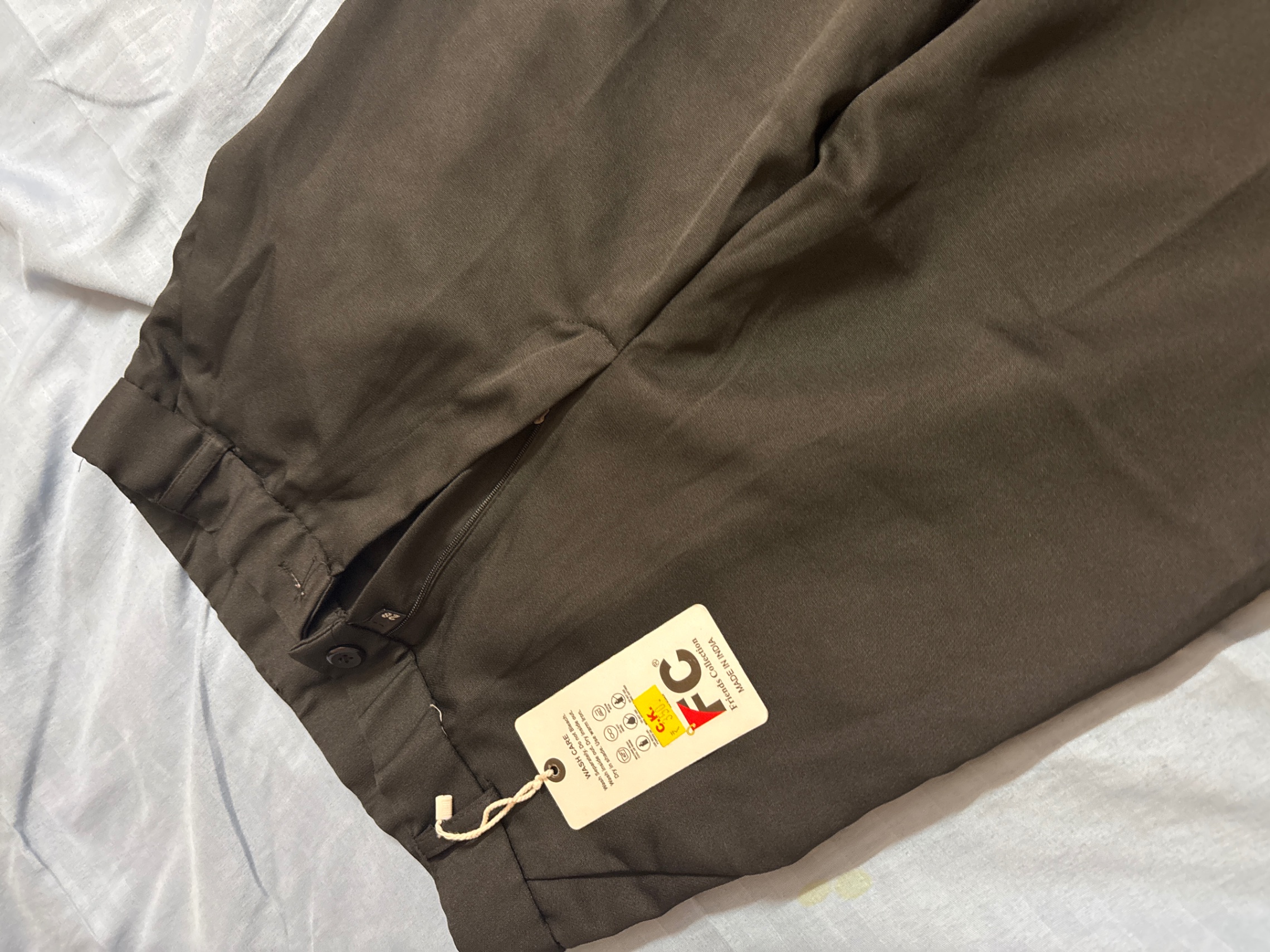Black Wide-Leg Trousers | Brand New with Original Tag — pre-loved Bottoms on Slayyitt