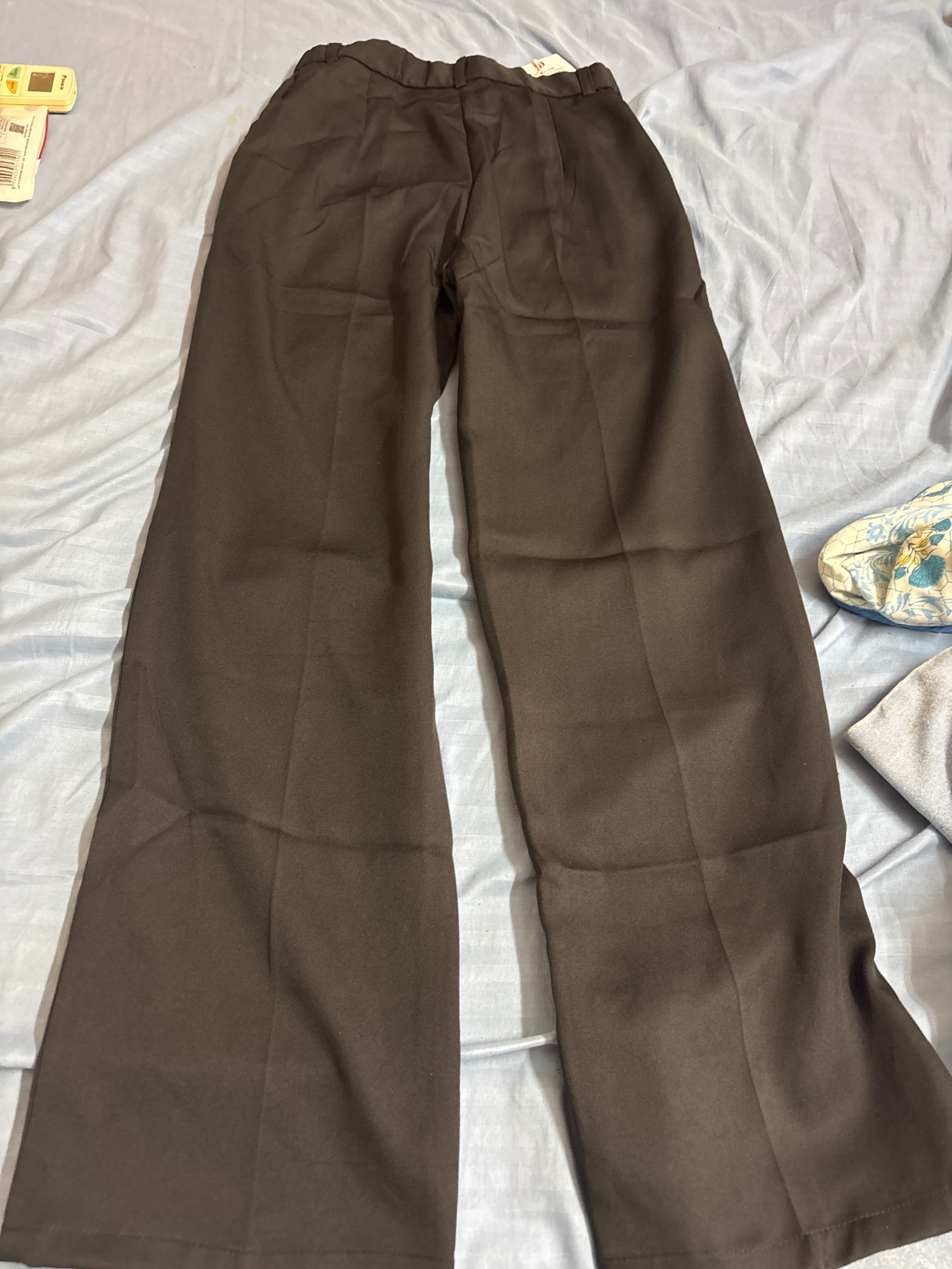 Black Wide-Leg Trousers | Brand New with Original Tag — pre-loved Bottoms on Slayyitt